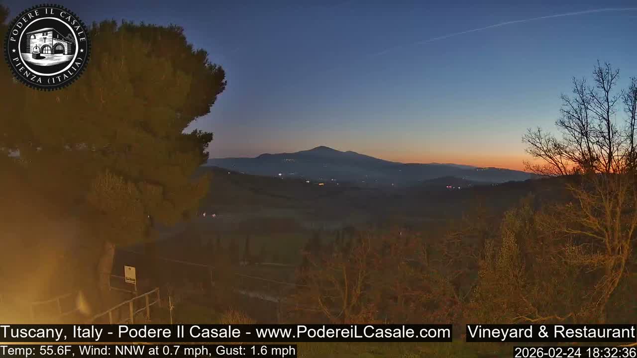 Podere Il Casale Live Cam- Pienza, Tuscany, Italy