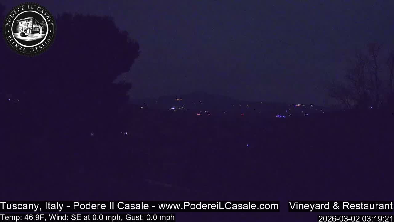 Podere Il Casale Live Cam- Pienza, Tuscany, Italy