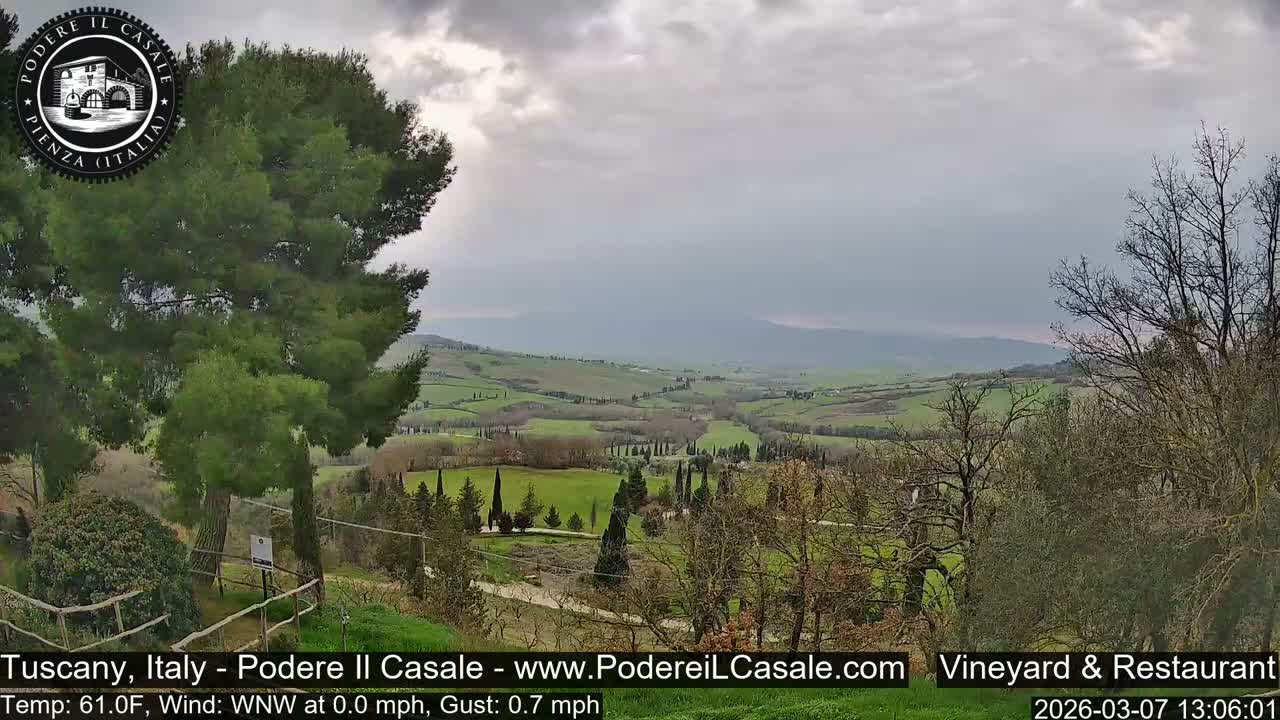 Podere Il Casale Live Cam- Pienza, Tuscany, Italy