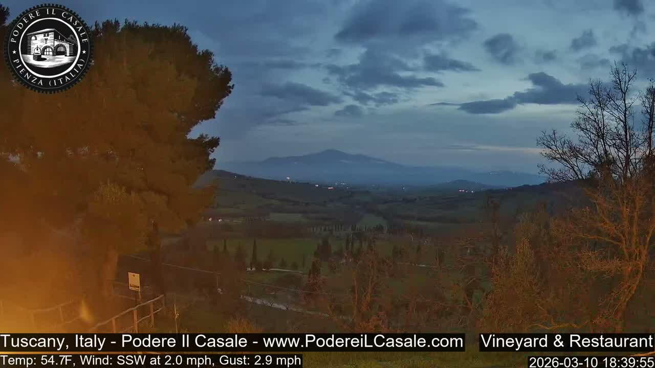 Podere Il Casale Live Cam- Pienza, Tuscany, Italy