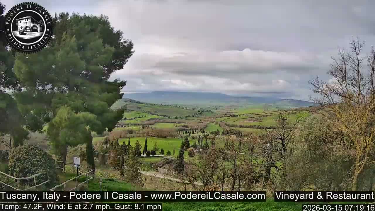 Podere Il Casale Live Cam- Pienza, Tuscany, Italy