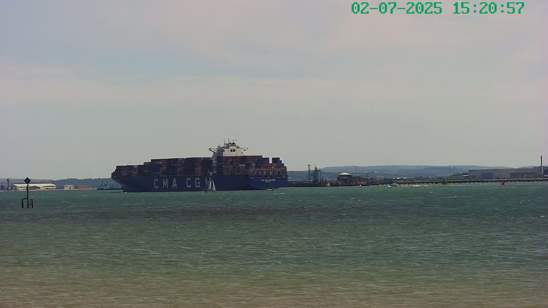 Netley,  The Solent Water Shipspotting Live Cam - Borough of Eastleigh, Hampshire, South East, England, United Kingdom