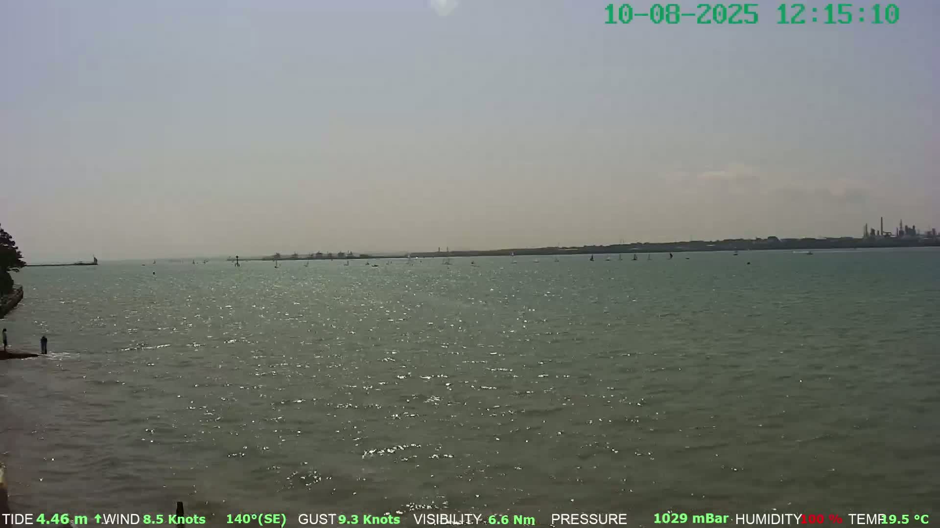 Netley,  The Solent Water Shipspotting Live Cam - Borough of Eastleigh, Hampshire, South East, England, United Kingdom