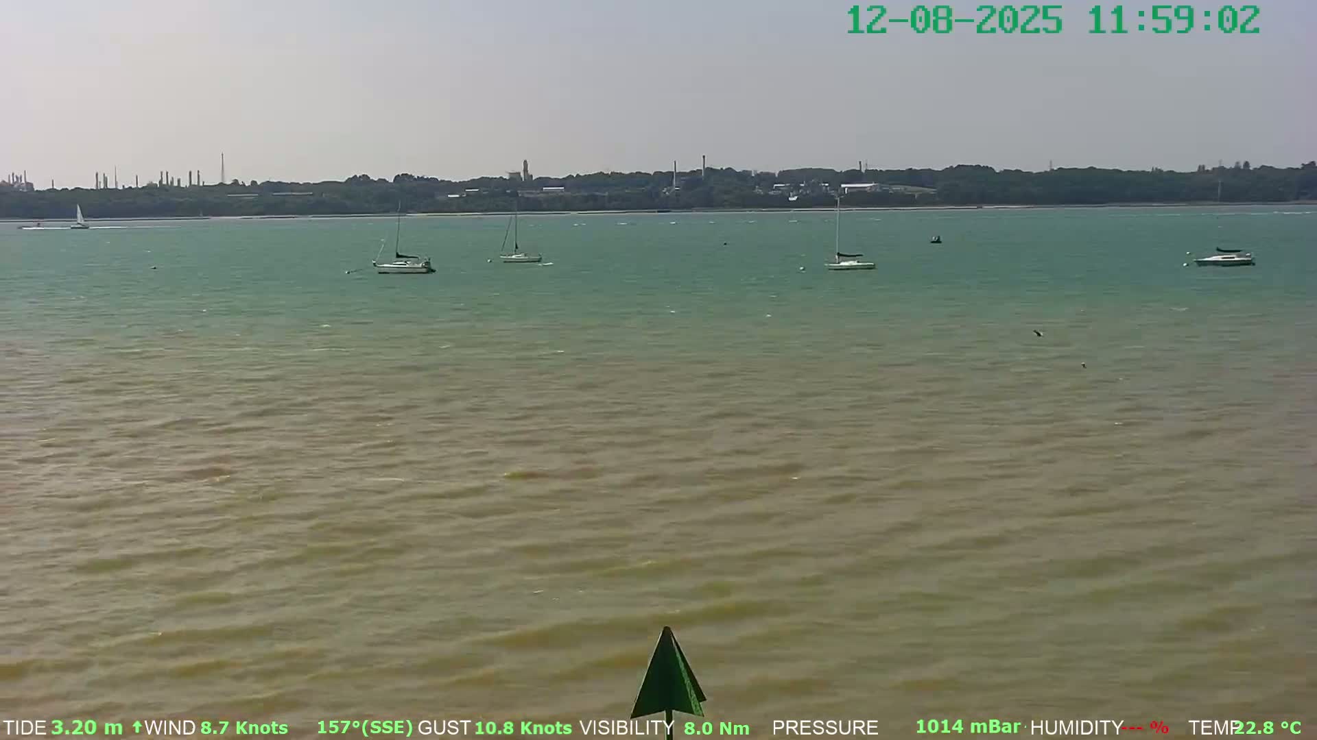 Netley,  The Solent Water Shipspotting Live Cam - Borough of Eastleigh, Hampshire, South East, England, United Kingdom
