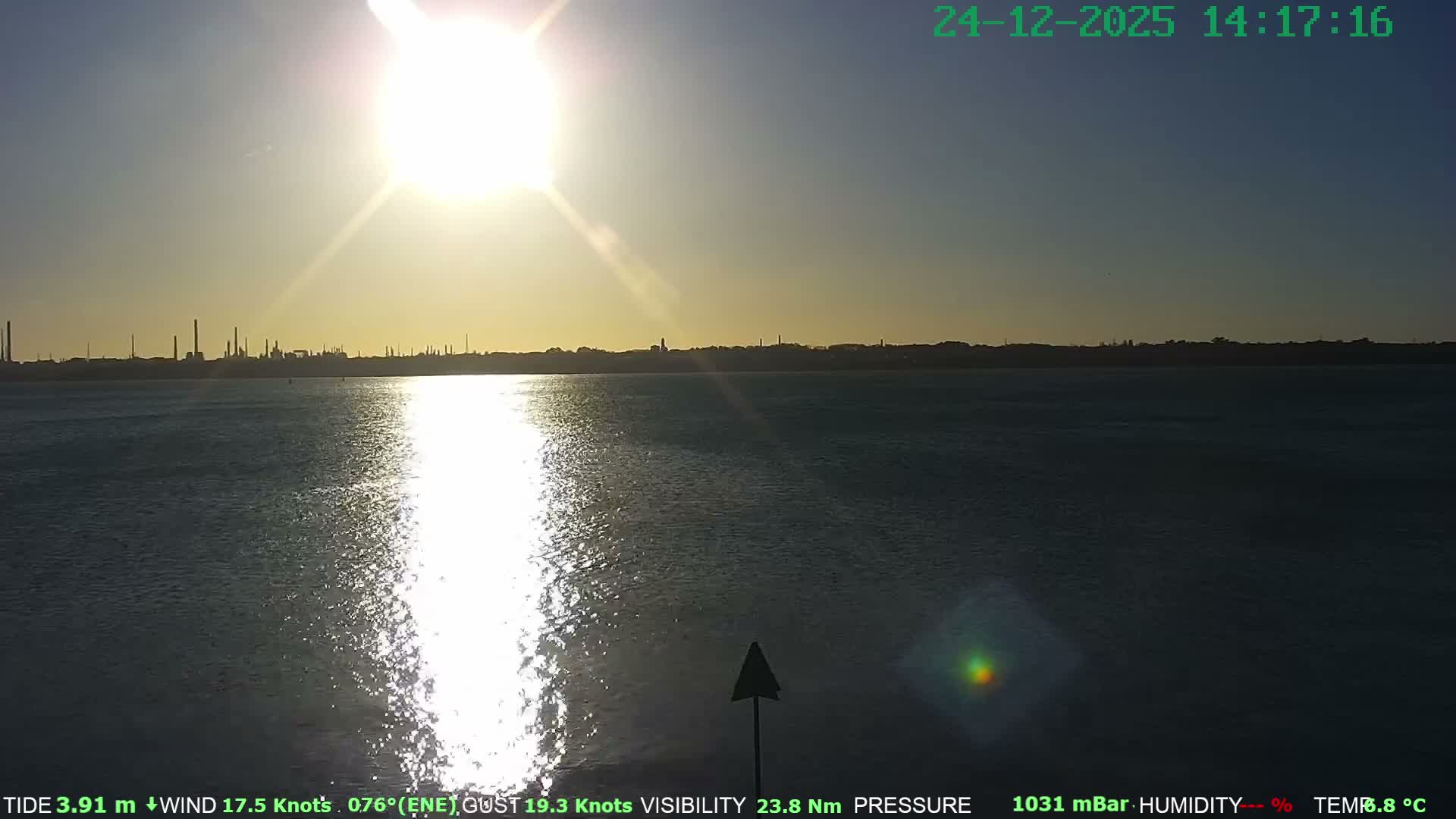 Netley,  The Solent Water Shipspotting Live Cam - Borough of Eastleigh, Hampshire, South East, England, United Kingdom