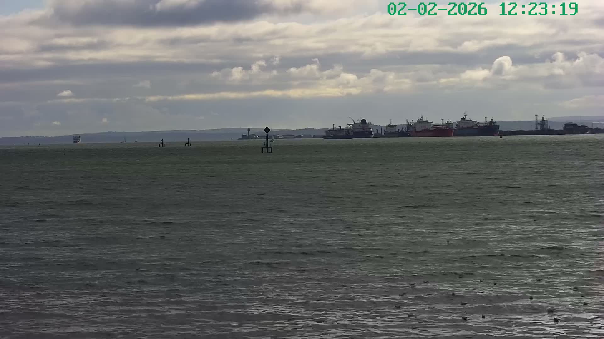 Netley,  The Solent Water Shipspotting Live Cam - Borough of Eastleigh, Hampshire, South East, England, United Kingdom