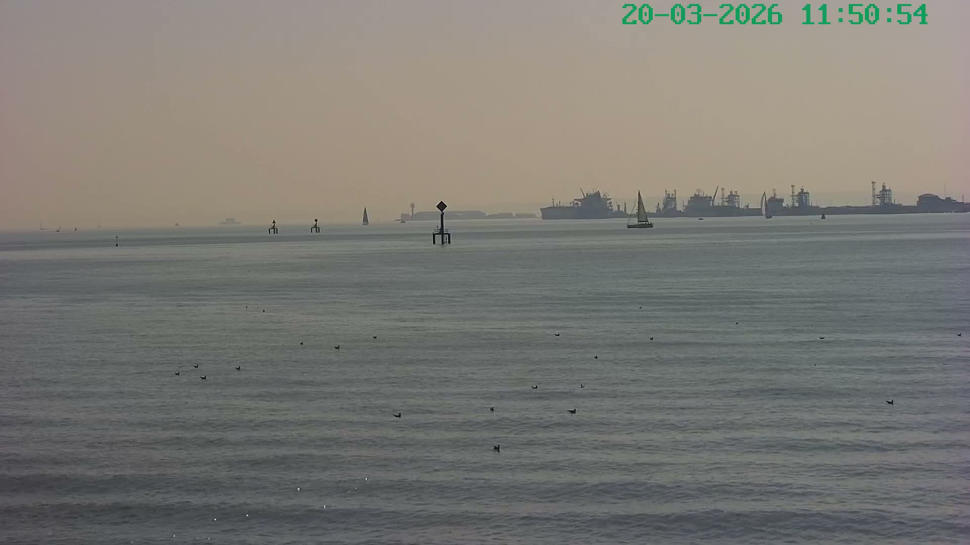 Netley,  The Solent Water Shipspotting Live Cam - Borough of Eastleigh, Hampshire, South East, England, United Kingdom