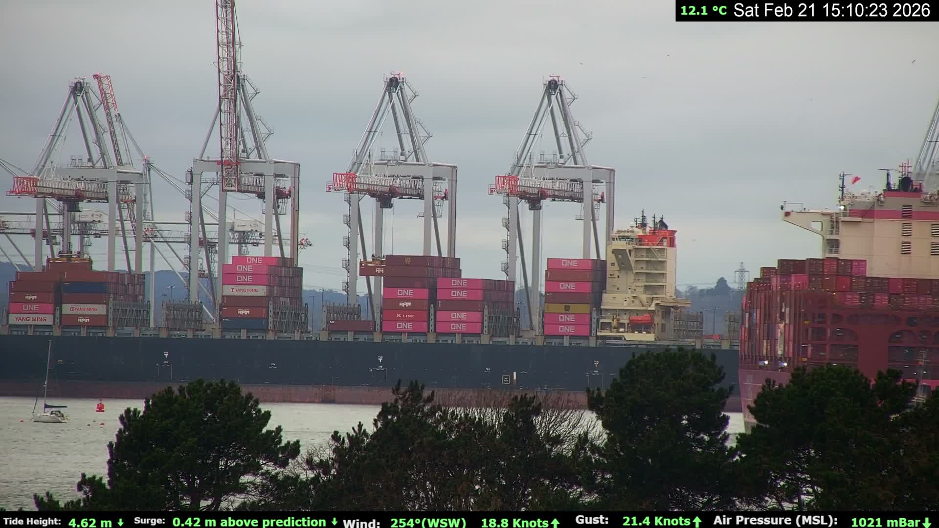 Southampton Vehicle Ferry Terminal Live Cam -  Southampton, Hampshire, South East, England, United Kingdom