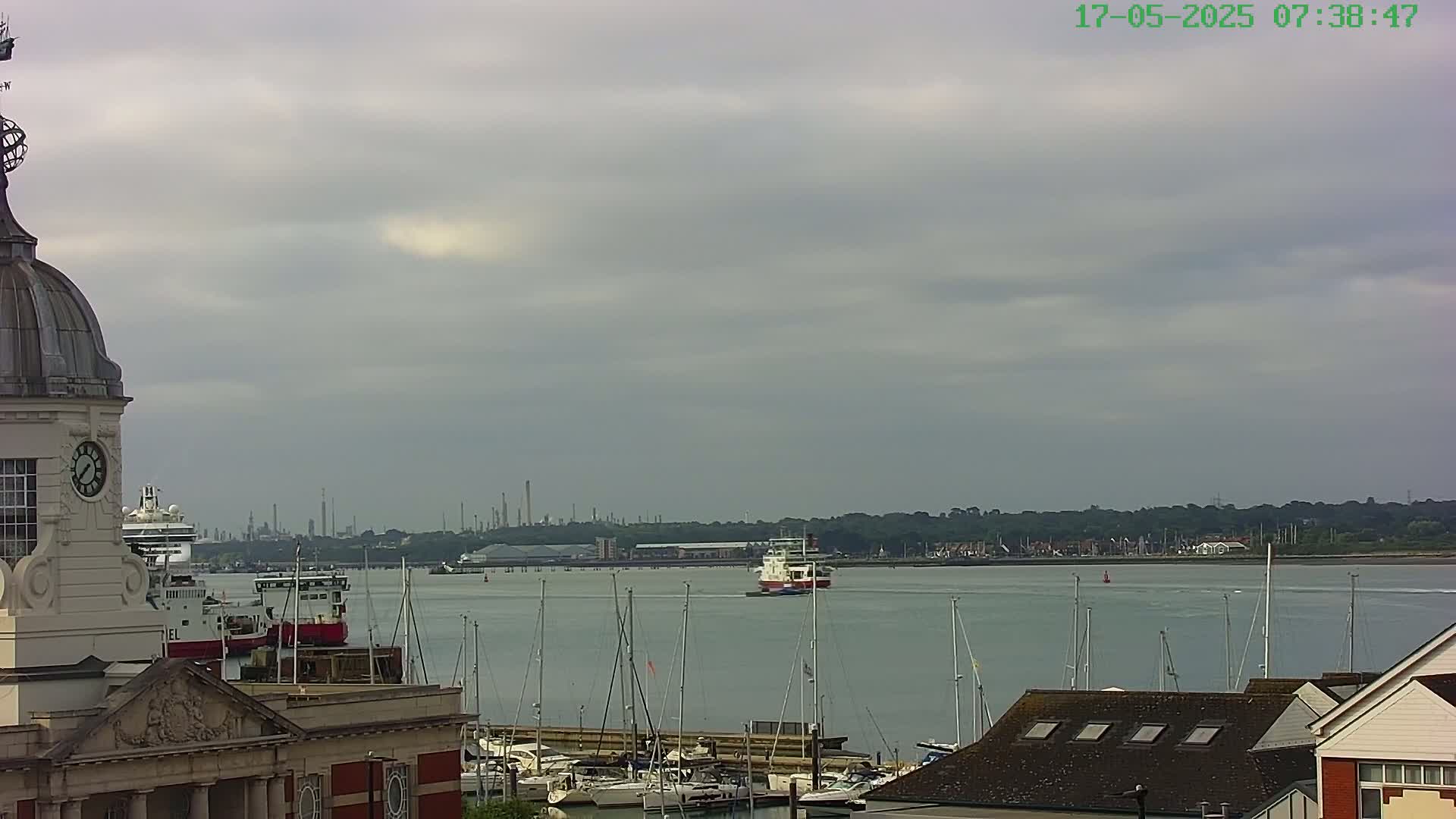 Marine of Southampton & Test River Live Cam - Southampton, Hampshire, South East, England, United Kingdom