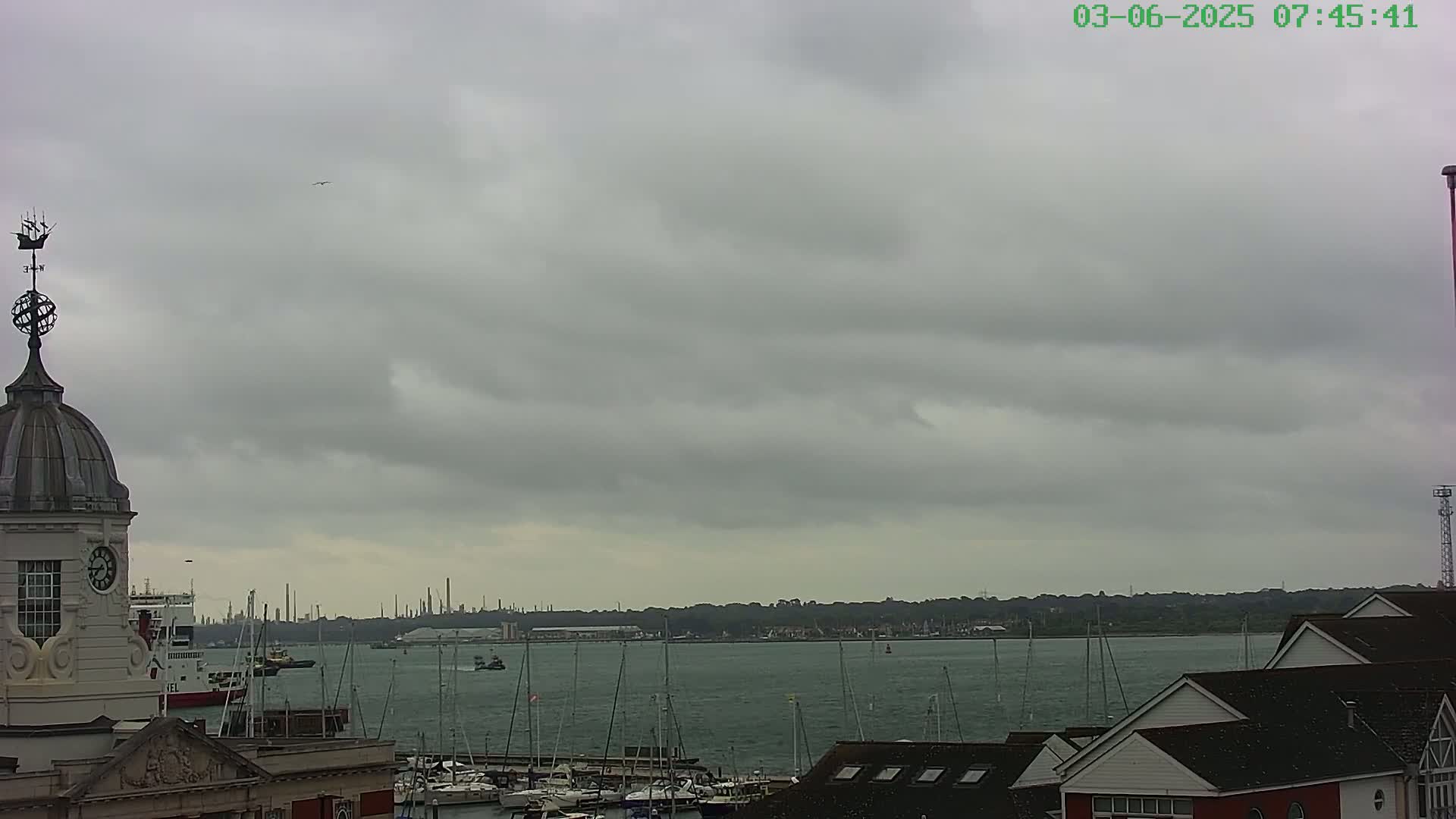 Marine of Southampton & Test River Live Cam - Southampton, Hampshire, South East, England, United Kingdom