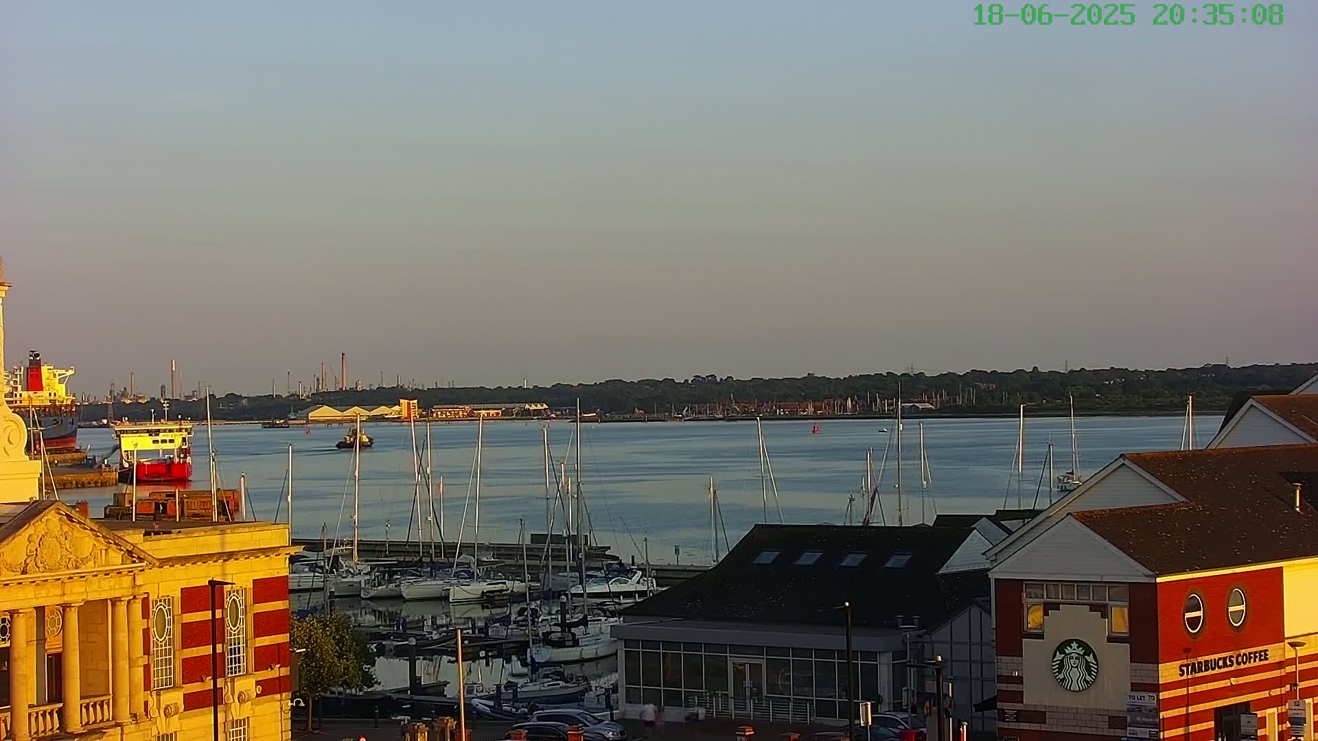 Marine of Southampton & Test River Live Cam - Southampton, Hampshire, South East, England, United Kingdom