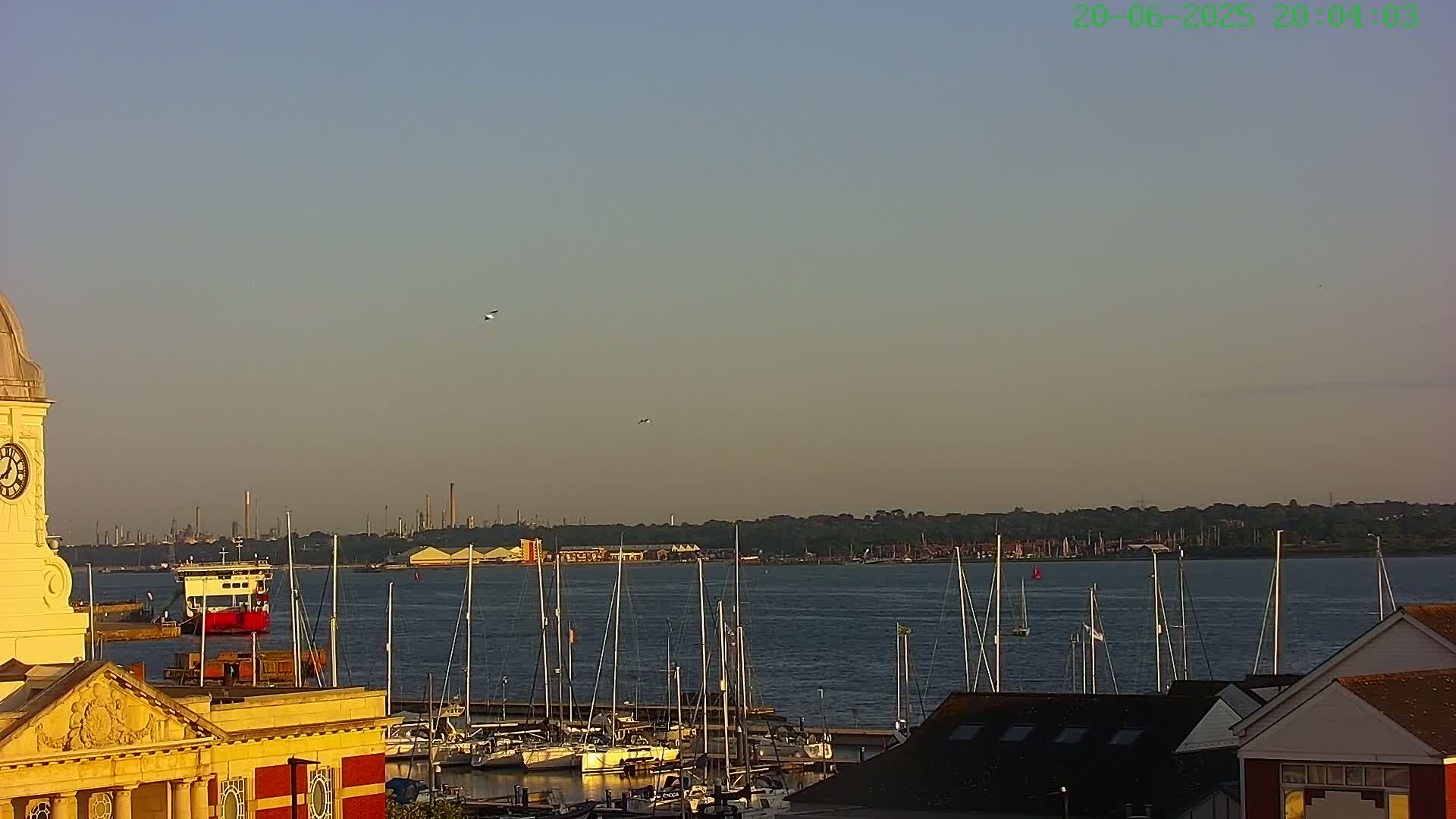 Marine of Southampton & Test River Live Cam - Southampton, Hampshire, South East, England, United Kingdom