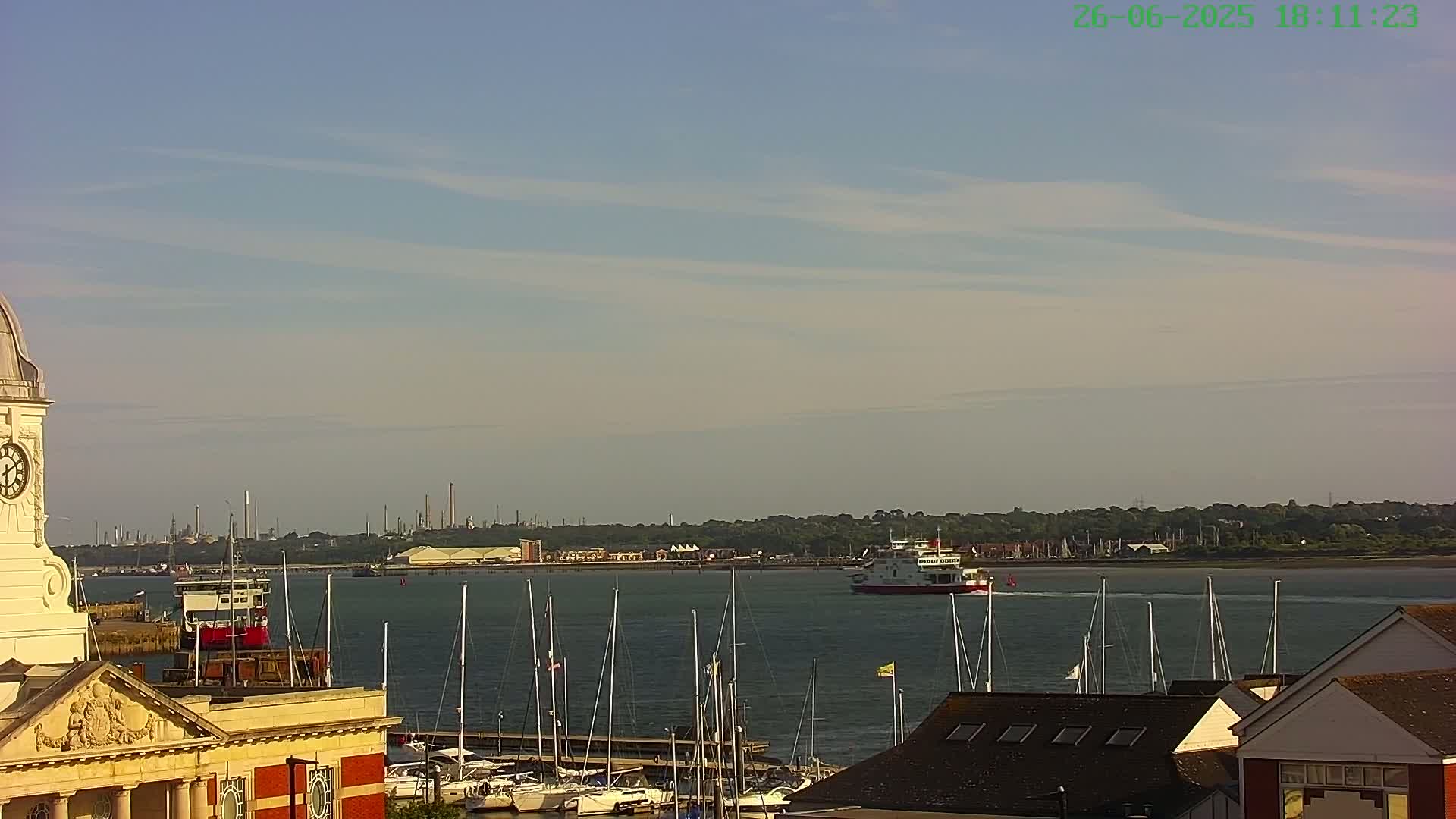 Marine of Southampton & Test River Live Cam - Southampton, Hampshire, South East, England, United Kingdom
