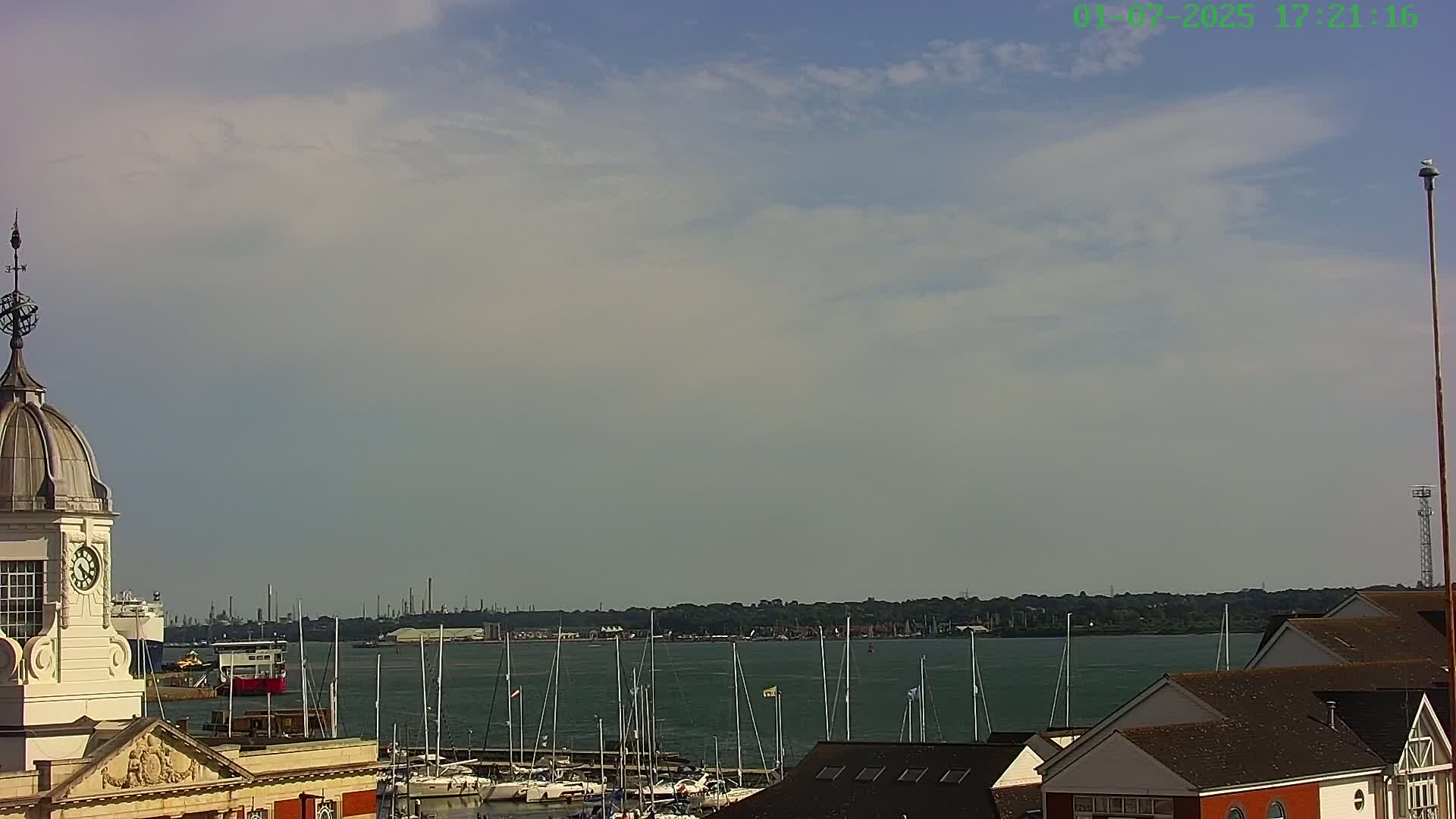 Marine of Southampton & Test River Live Cam - Southampton, Hampshire, South East, England, United Kingdom