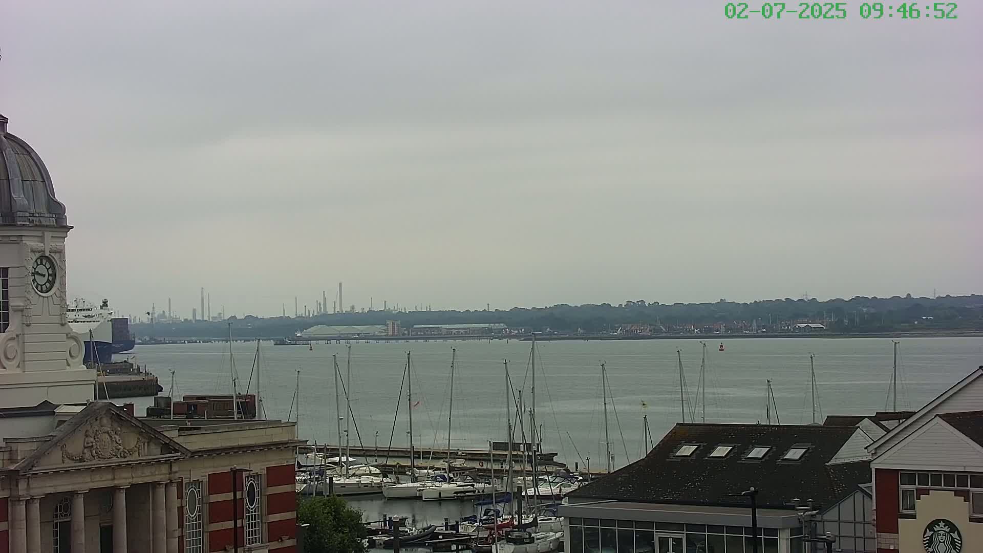 Marine of Southampton & Test River Live Cam - Southampton, Hampshire, South East, England, United Kingdom