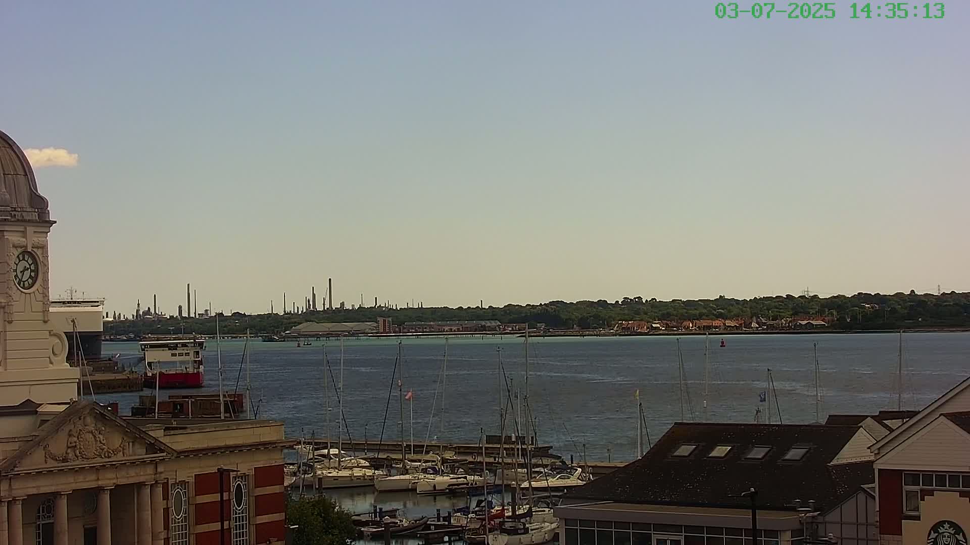 Marine of Southampton & Test River Live Cam - Southampton, Hampshire, South East, England, United Kingdom