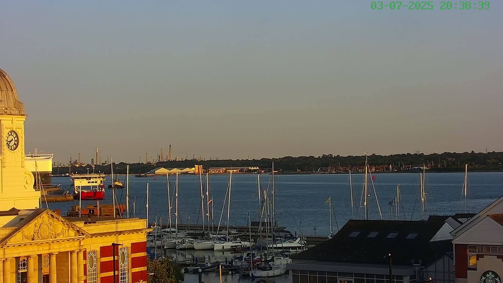 Marine of Southampton & Test River Live Cam - Southampton, Hampshire, South East, England, United Kingdom