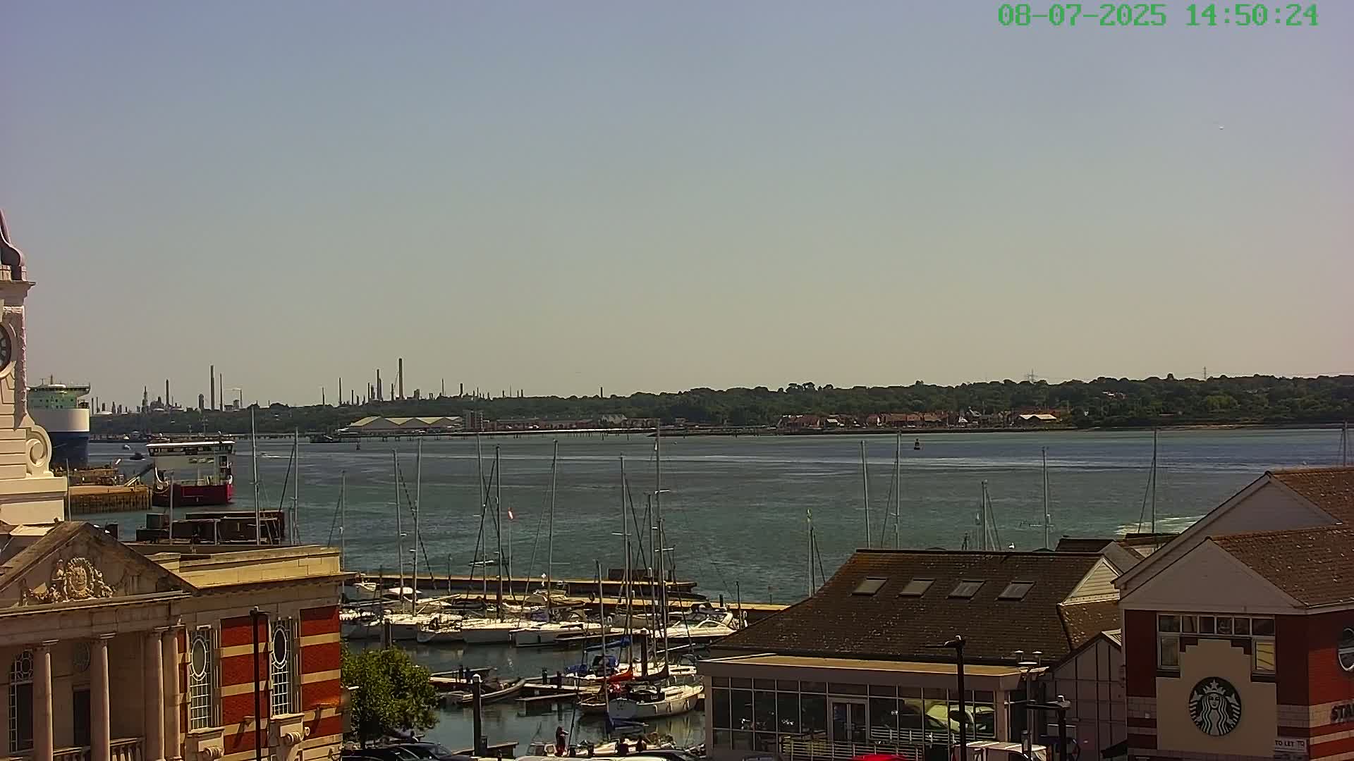 Marine of Southampton & Test River Live Cam - Southampton, Hampshire, South East, England, United Kingdom