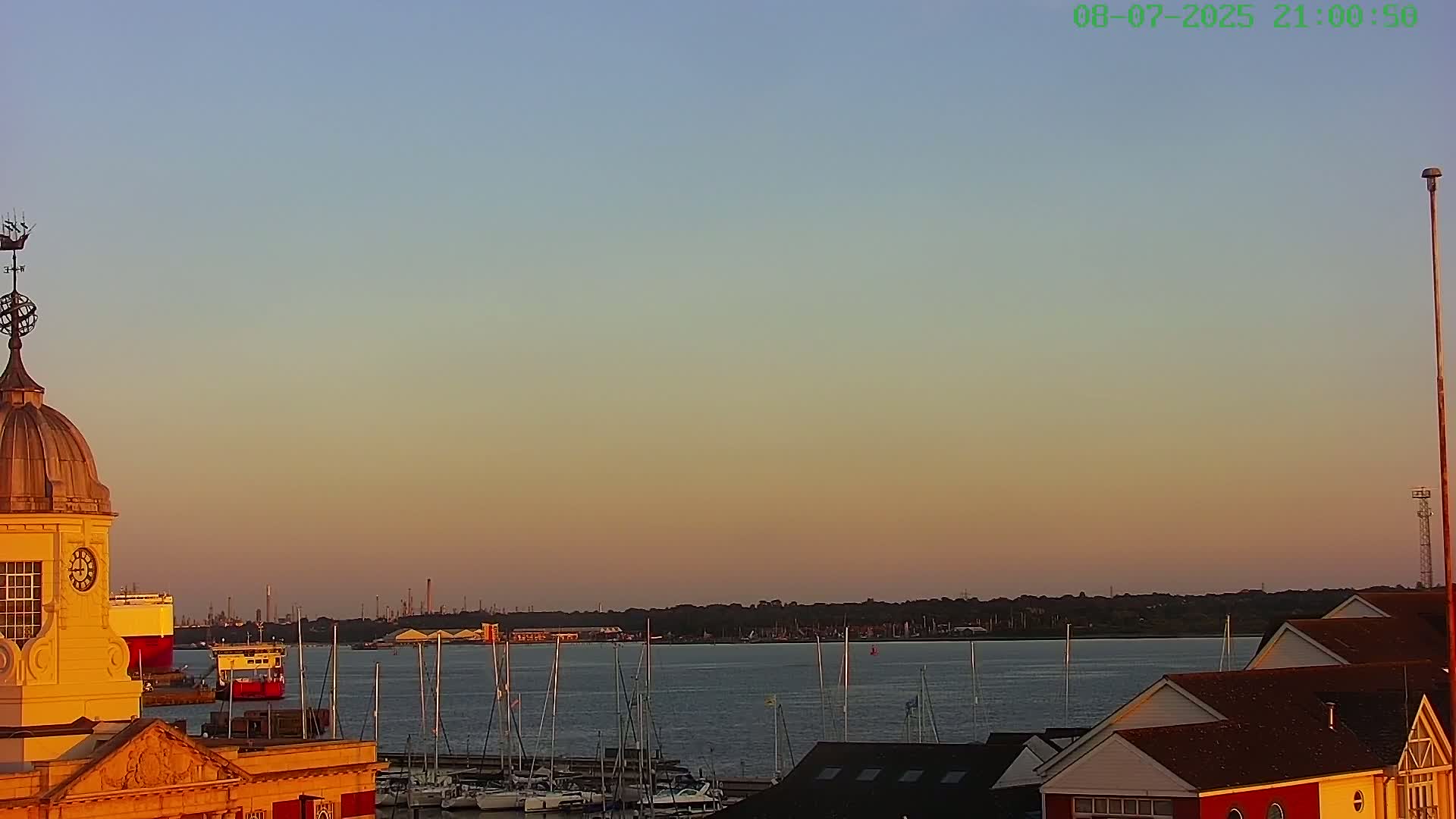 Marine of Southampton & Test River Live Cam - Southampton, Hampshire, South East, England, United Kingdom