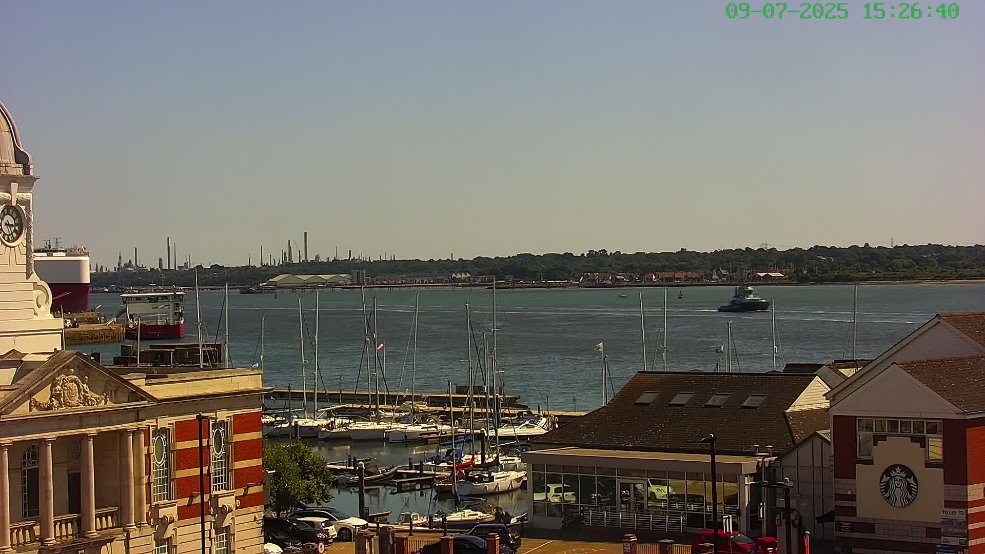 Marine of Southampton & Test River Live Cam - Southampton, Hampshire, South East, England, United Kingdom