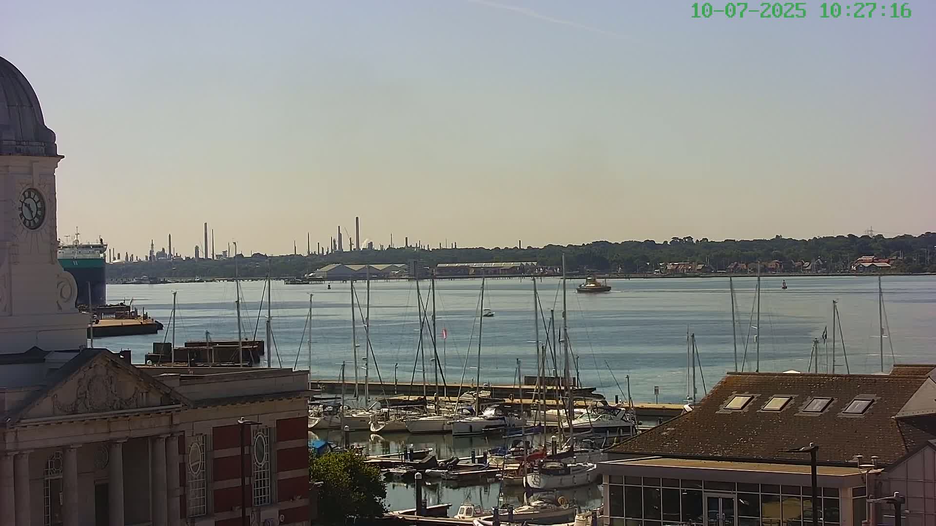 Marine of Southampton & Test River Live Cam - Southampton, Hampshire, South East, England, United Kingdom