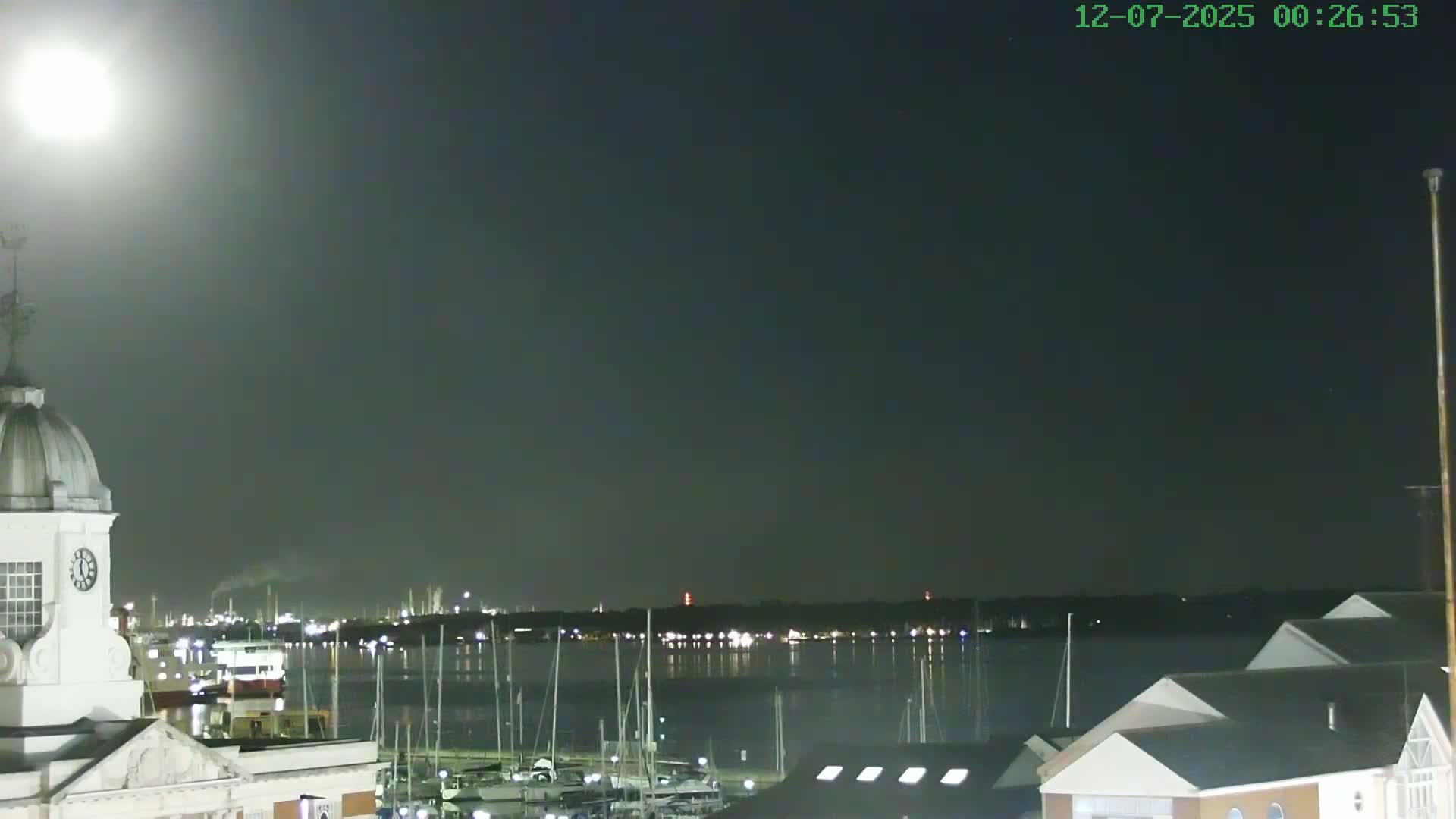 Marine of Southampton & Test River Live Cam - Southampton, Hampshire, South East, England, United Kingdom
