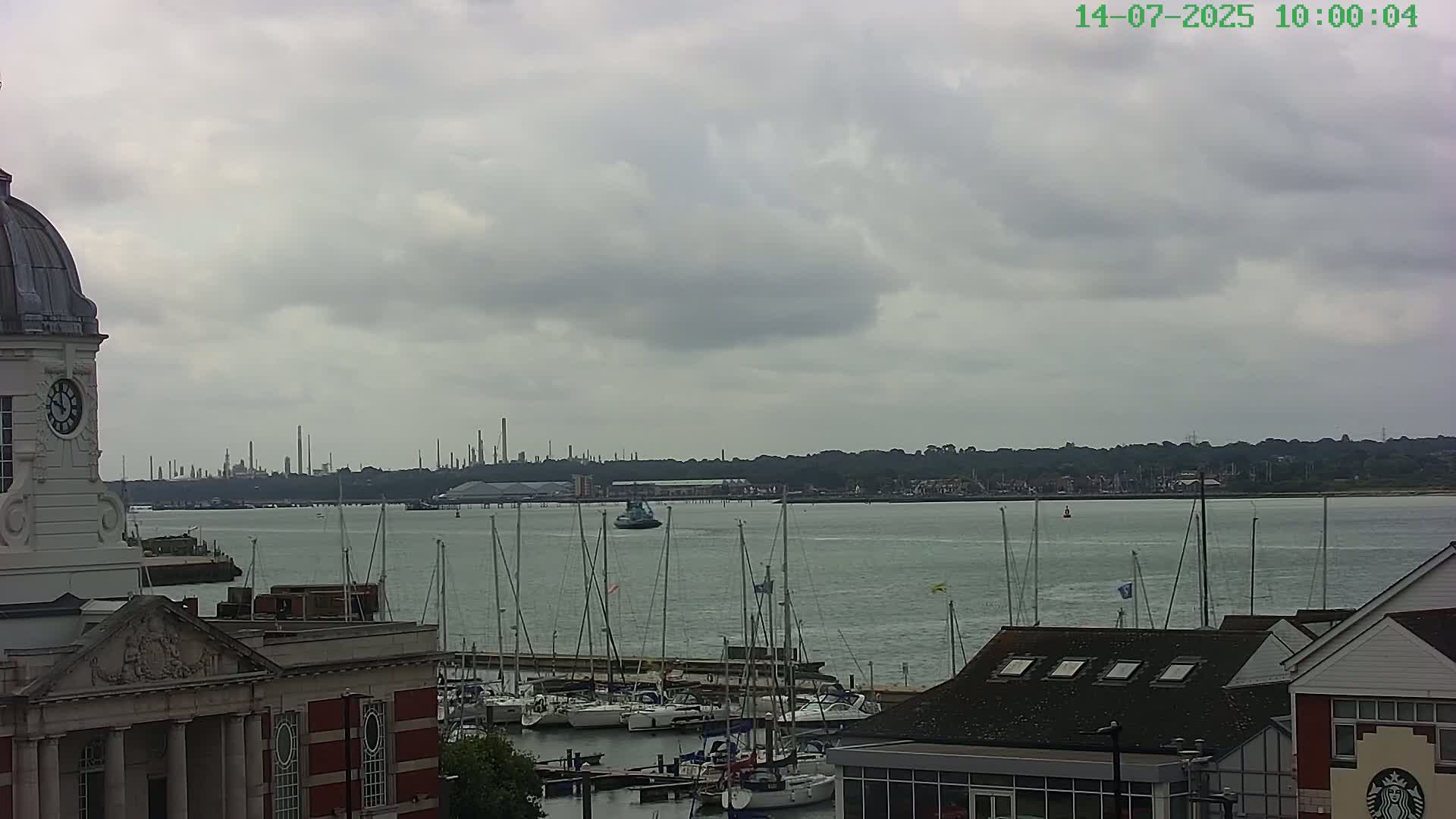Marine of Southampton & Test River Live Cam - Southampton, Hampshire, South East, England, United Kingdom