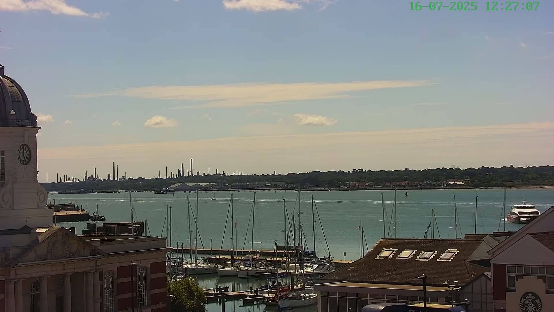 Marine of Southampton & Test River Live Cam - Southampton, Hampshire, South East, England, United Kingdom