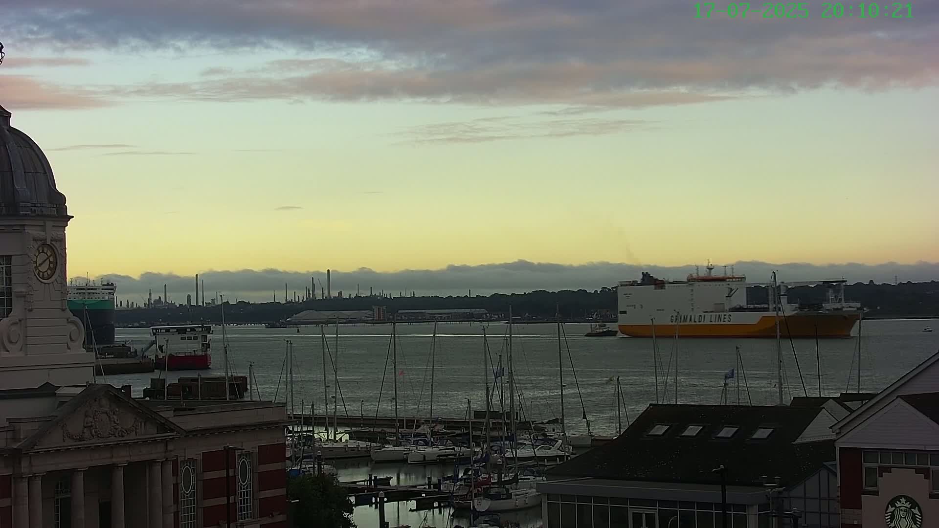 Marine of Southampton & Test River Live Cam - Southampton, Hampshire, South East, England, United Kingdom