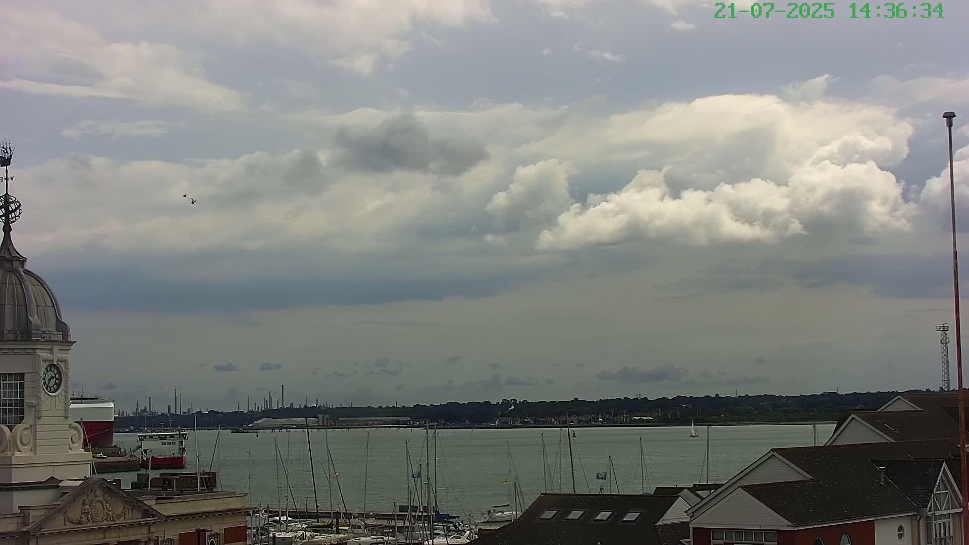 Marine of Southampton & Test River Live Cam - Southampton, Hampshire, South East, England, United Kingdom