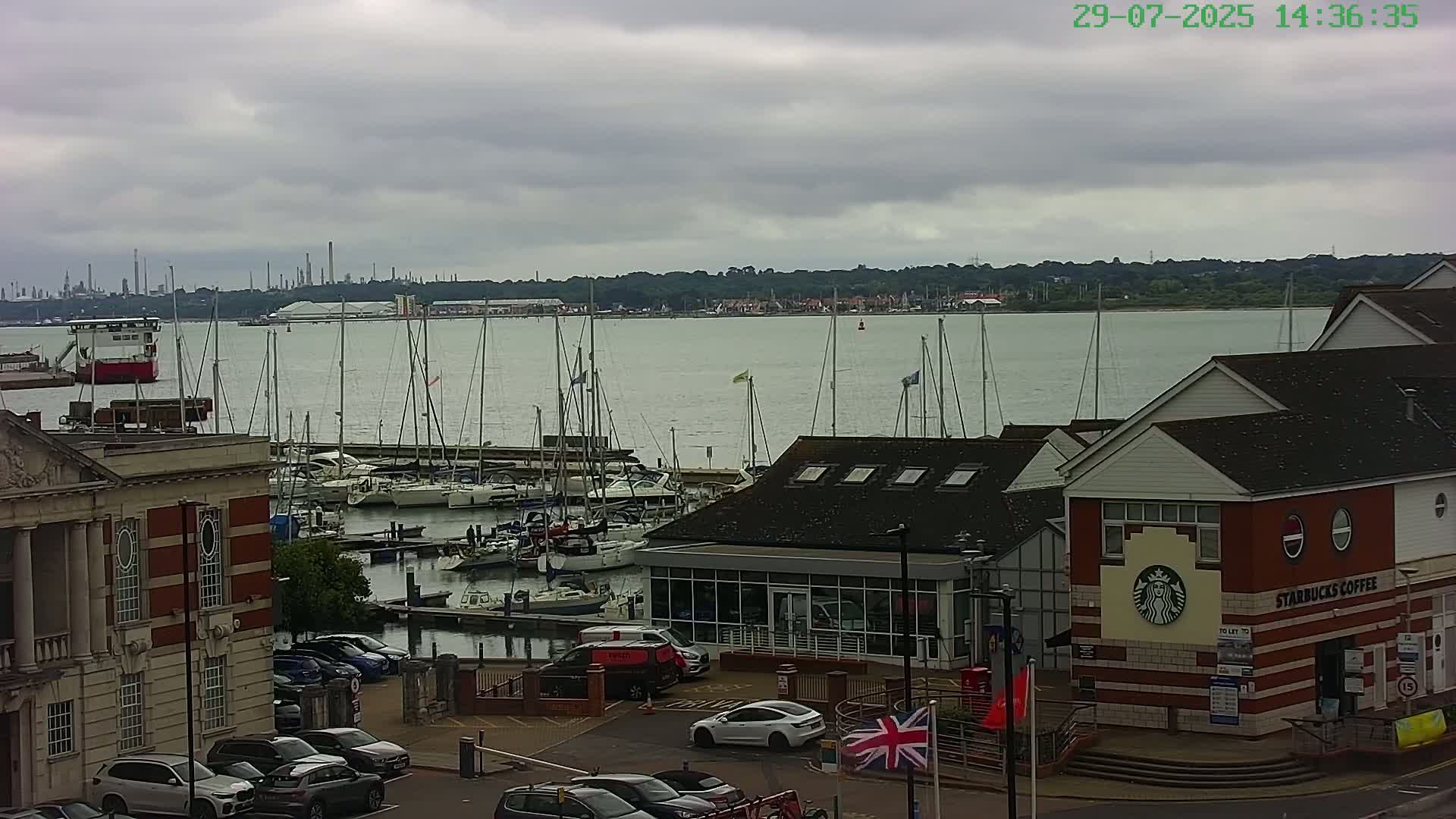 Marine of Southampton & Test River Live Cam - Southampton, Hampshire, South East, England, United Kingdom