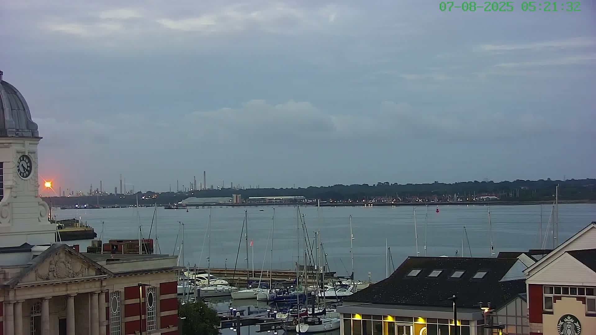 Marine of Southampton & Test River Live Cam - Southampton, Hampshire, South East, England, United Kingdom