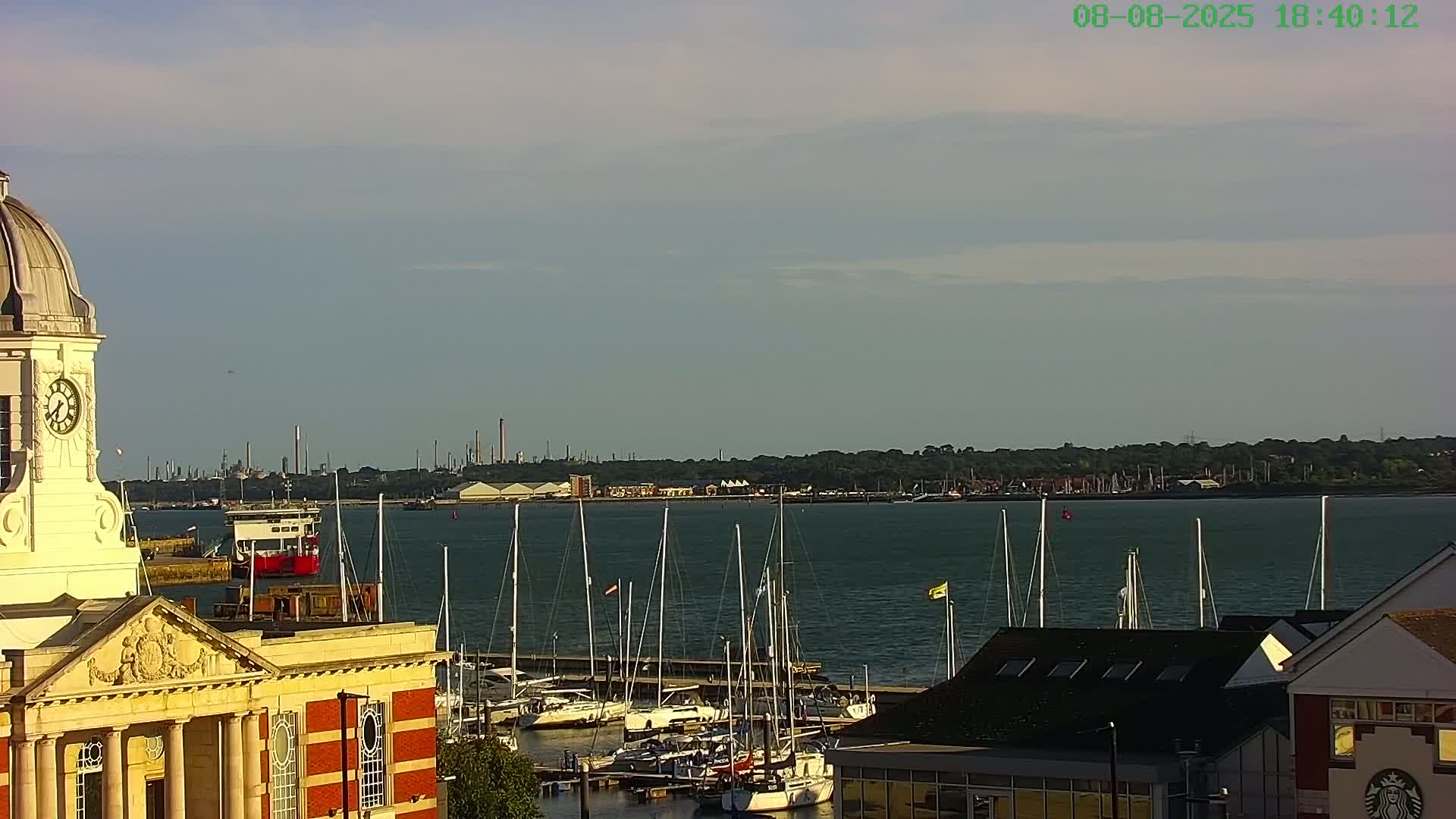 Marine of Southampton & Test River Live Cam - Southampton, Hampshire, South East, England, United Kingdom