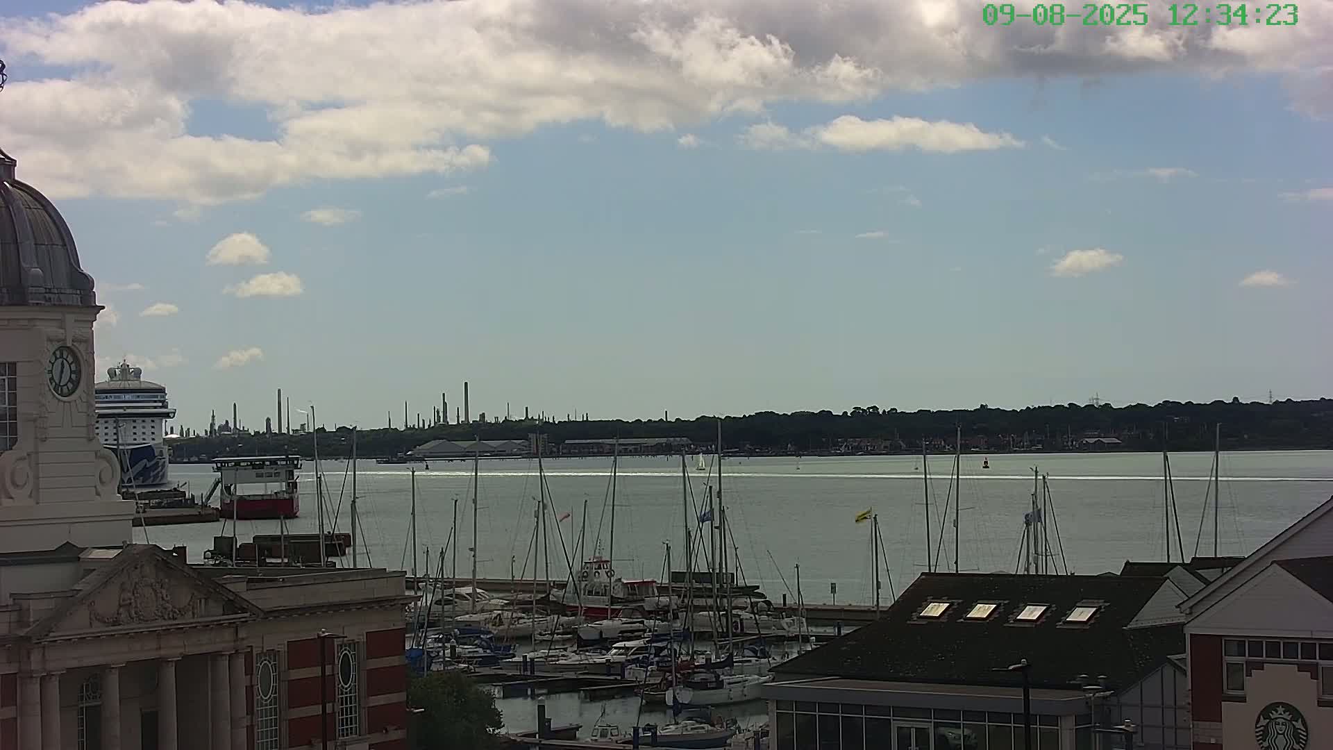 Marine of Southampton & Test River Live Cam - Southampton, Hampshire, South East, England, United Kingdom