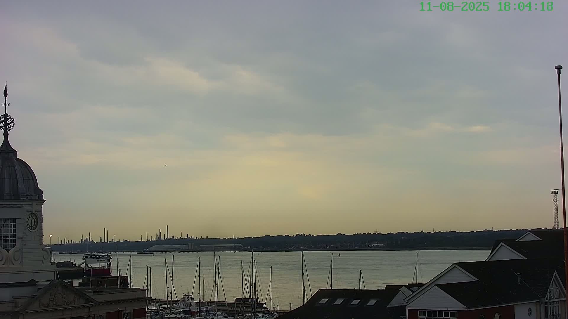 Marine of Southampton & Test River Live Cam - Southampton, Hampshire, South East, England, United Kingdom