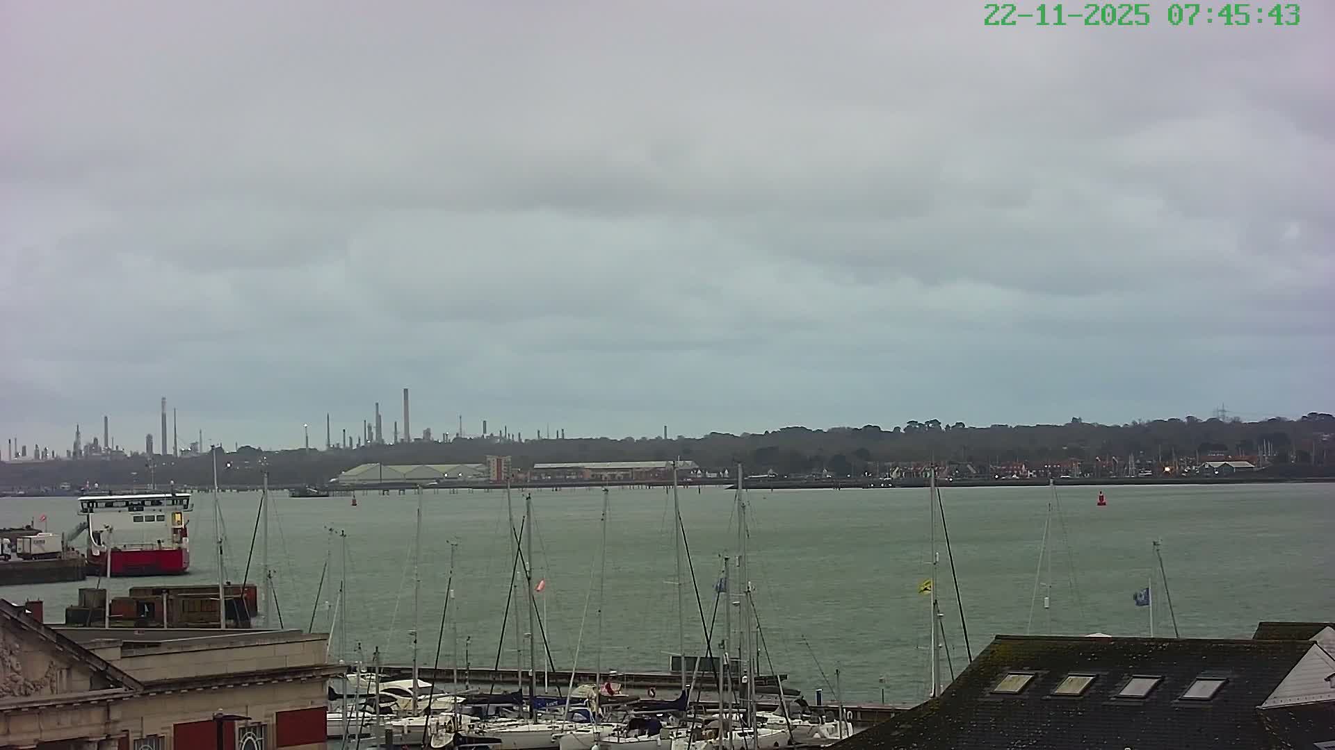 Marine of Southampton & Test River Live Cam - Southampton, Hampshire, South East, England, United Kingdom