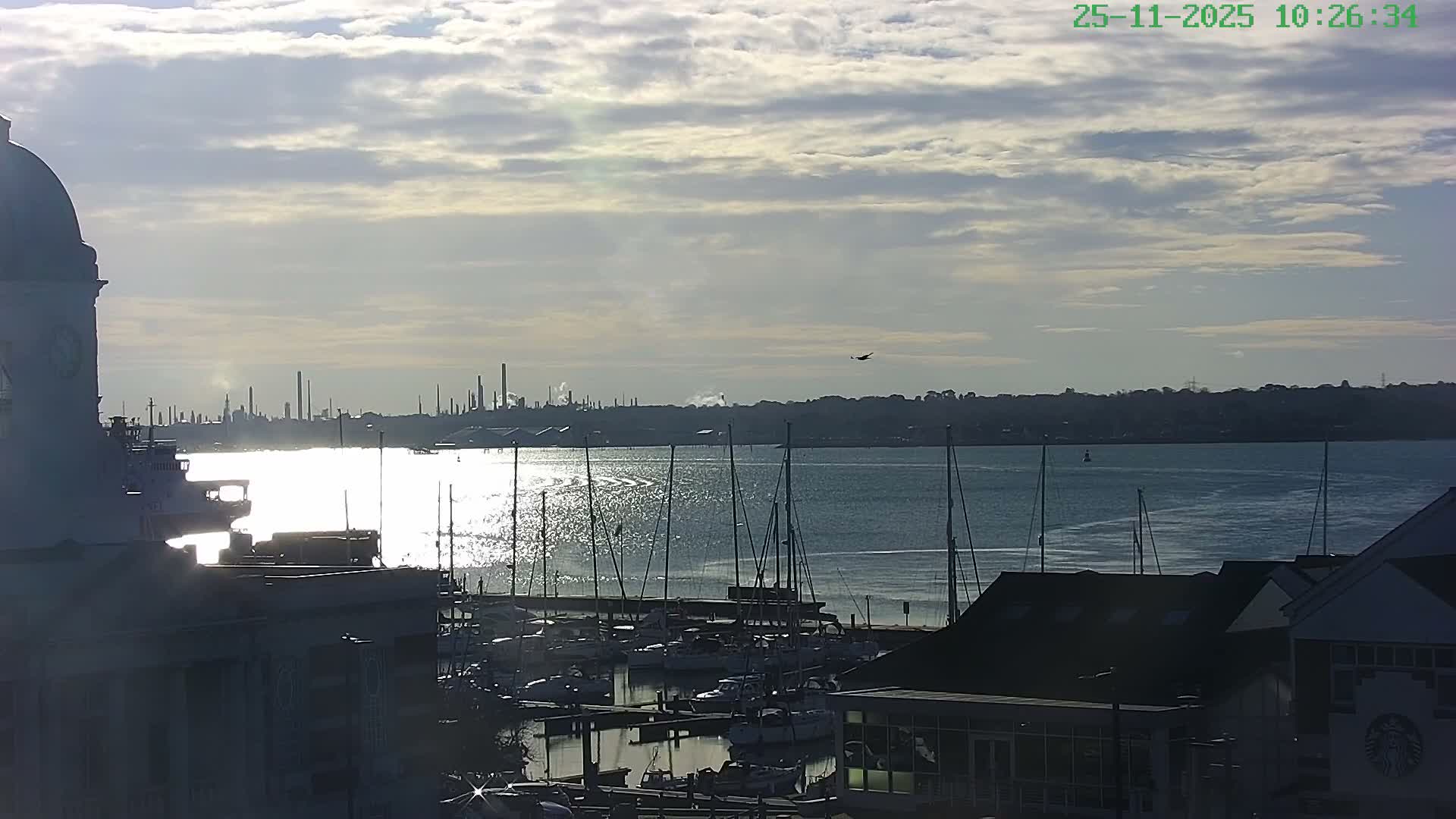 Marine of Southampton & Test River Live Cam - Southampton, Hampshire, South East, England, United Kingdom