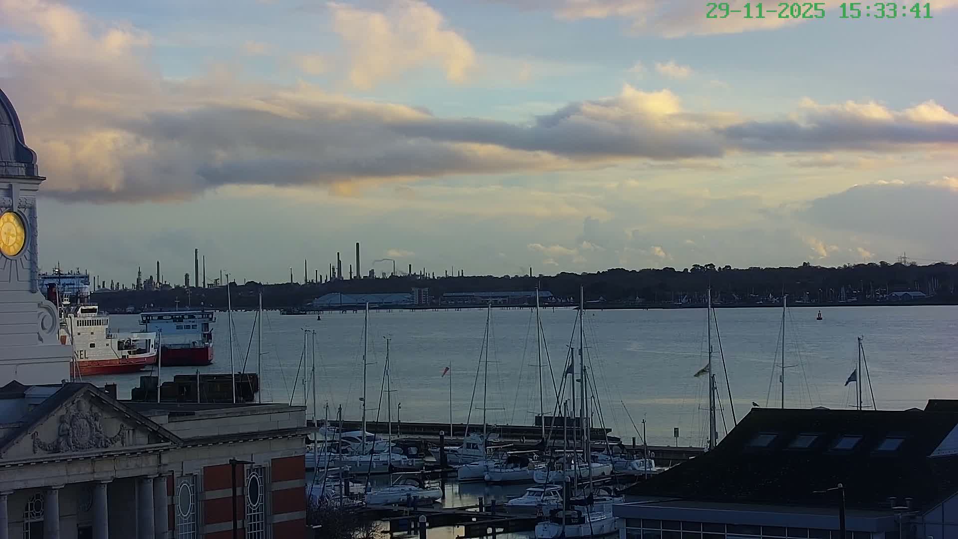 Marine of Southampton & Test River Live Cam - Southampton, Hampshire, South East, England, United Kingdom