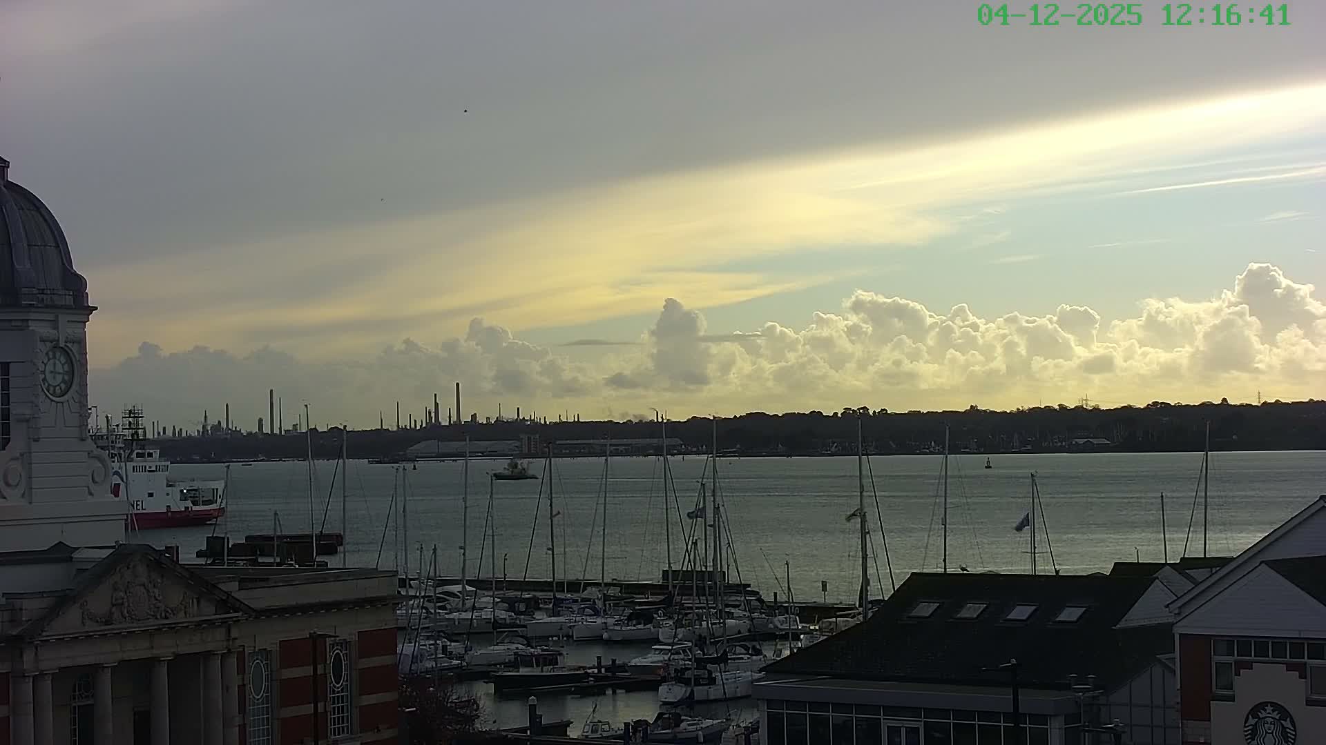 Marine of Southampton & Test River Live Cam - Southampton, Hampshire, South East, England, United Kingdom