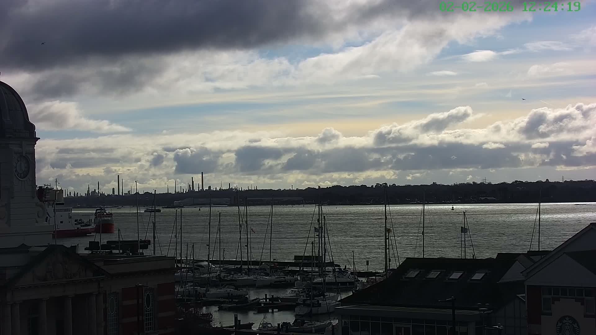 Marine of Southampton & Test River Live Cam - Southampton, Hampshire, South East, England, United Kingdom