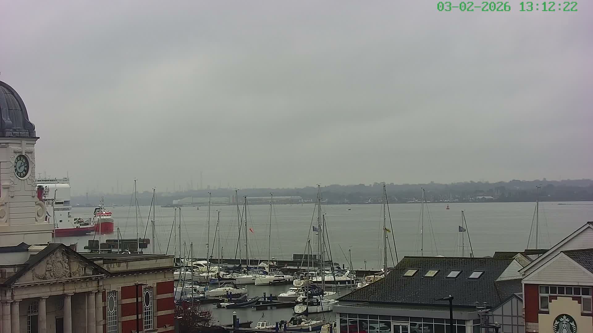 Marine of Southampton & Test River Live Cam - Southampton, Hampshire, South East, England, United Kingdom