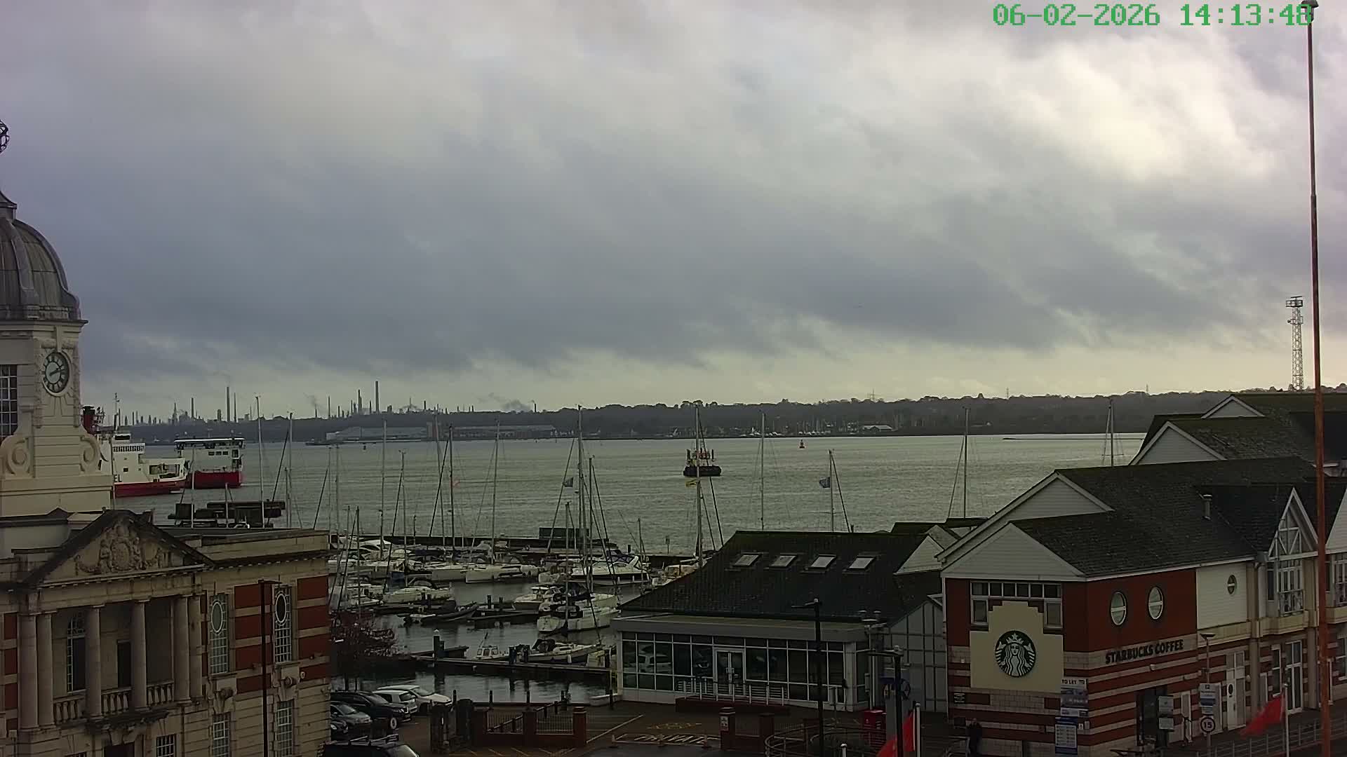 Marine of Southampton & Test River Live Cam - Southampton, Hampshire, South East, England, United Kingdom