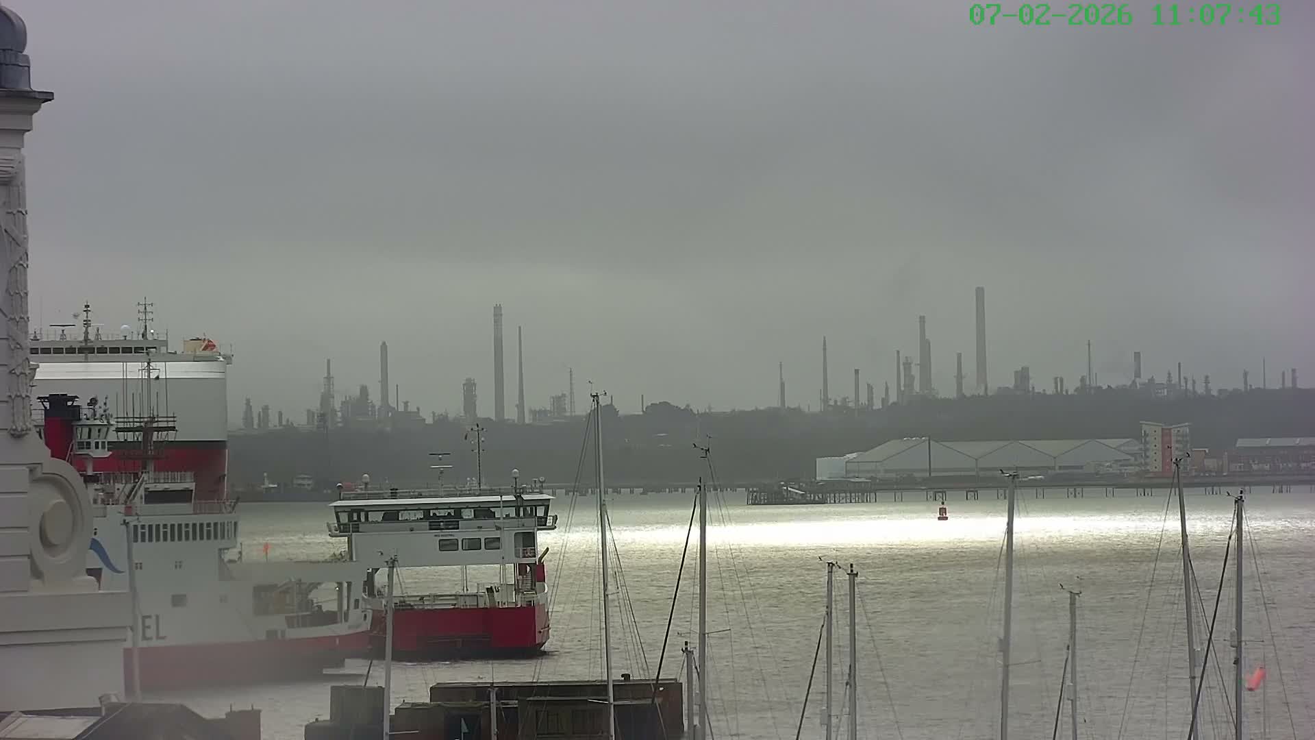 Marine of Southampton & Test River Live Cam - Southampton, Hampshire, South East, England, United Kingdom