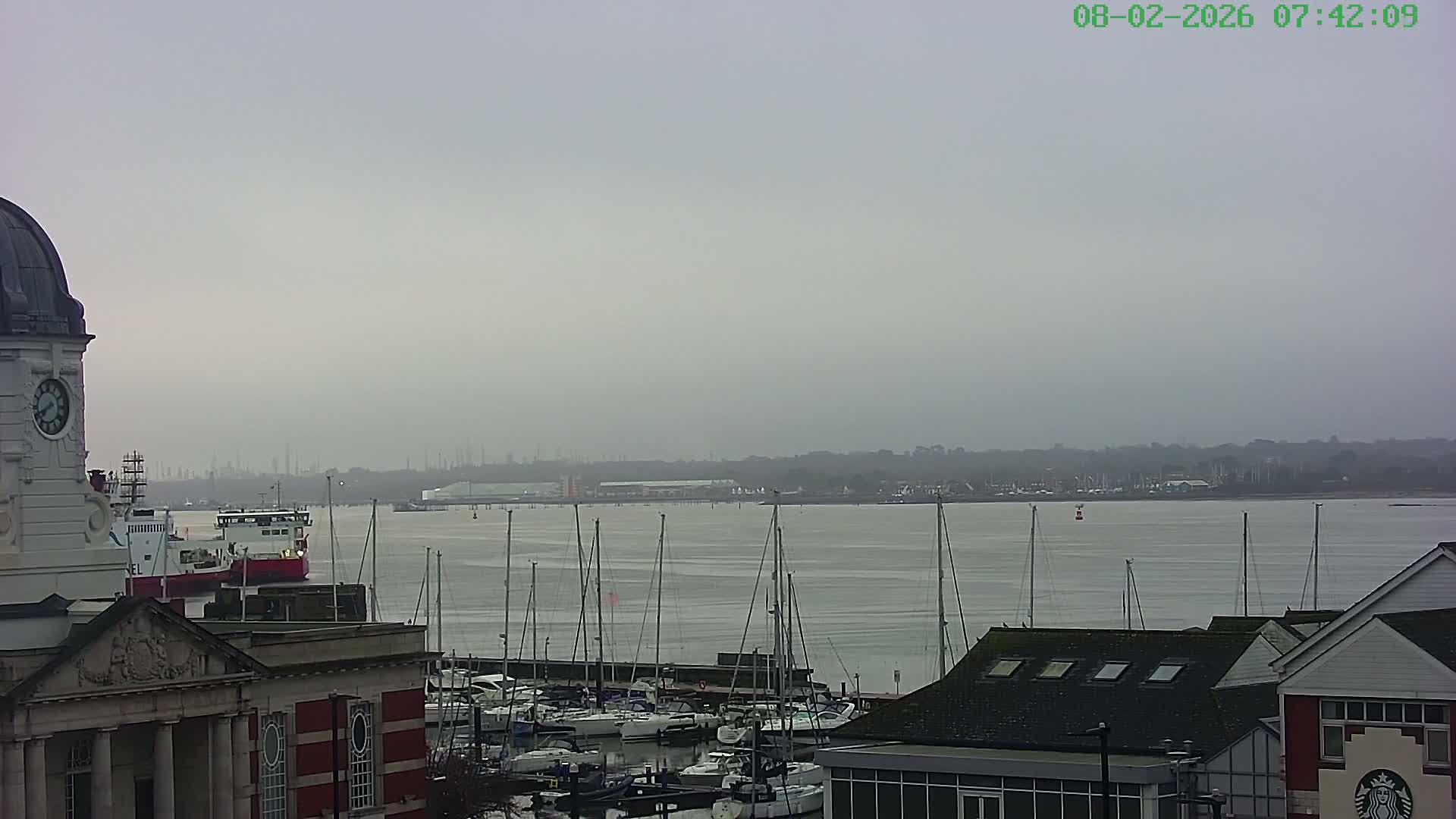 Marine of Southampton & Test River Live Cam - Southampton, Hampshire, South East, England, United Kingdom