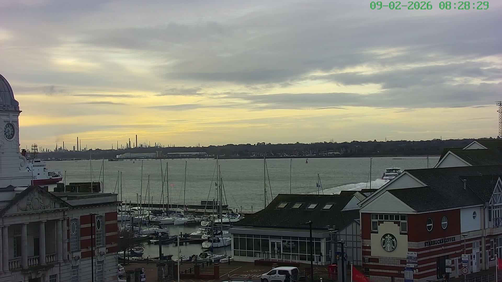 Marine of Southampton & Test River Live Cam - Southampton, Hampshire, South East, England, United Kingdom