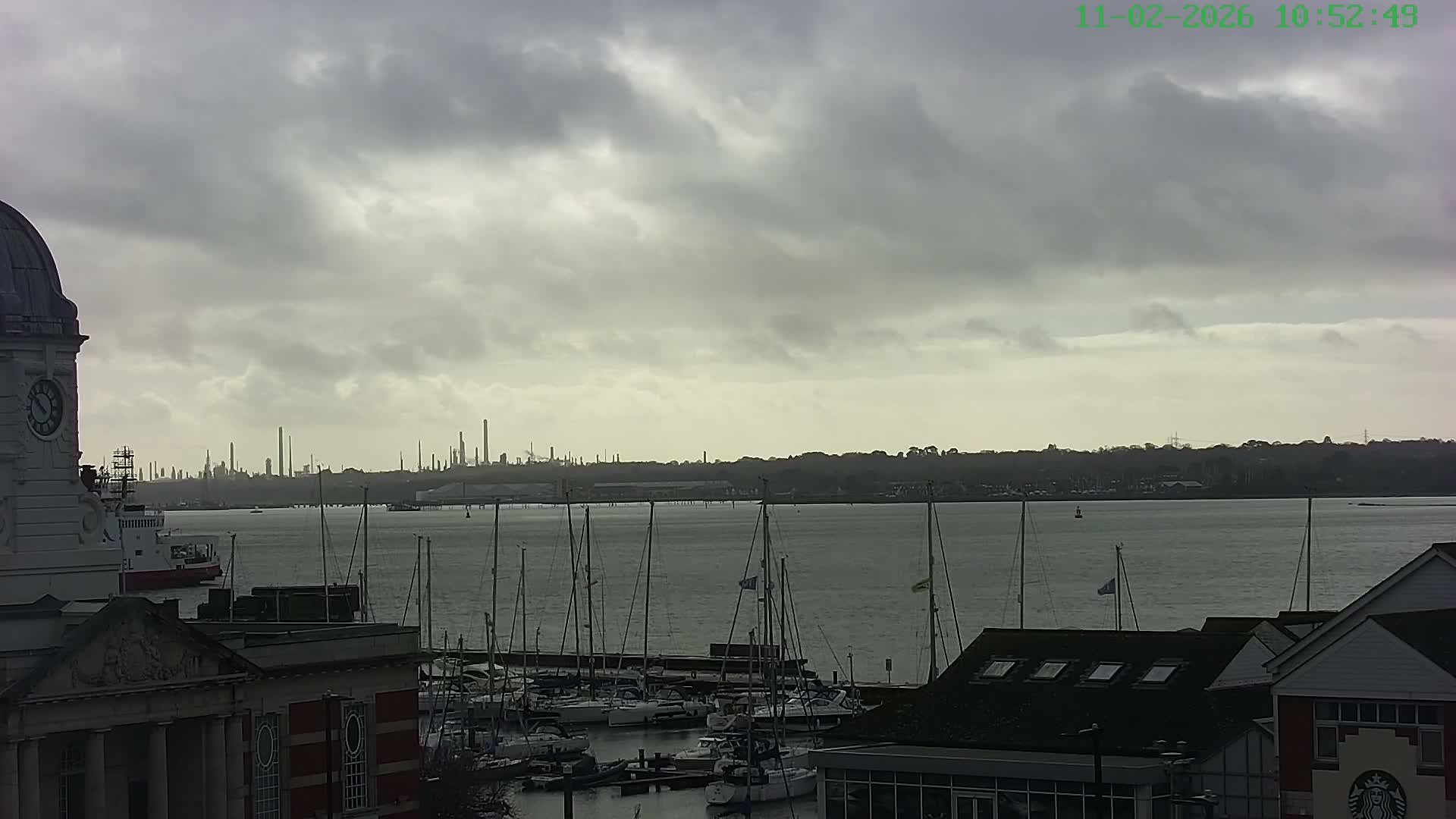 Marine of Southampton & Test River Live Cam - Southampton, Hampshire, South East, England, United Kingdom