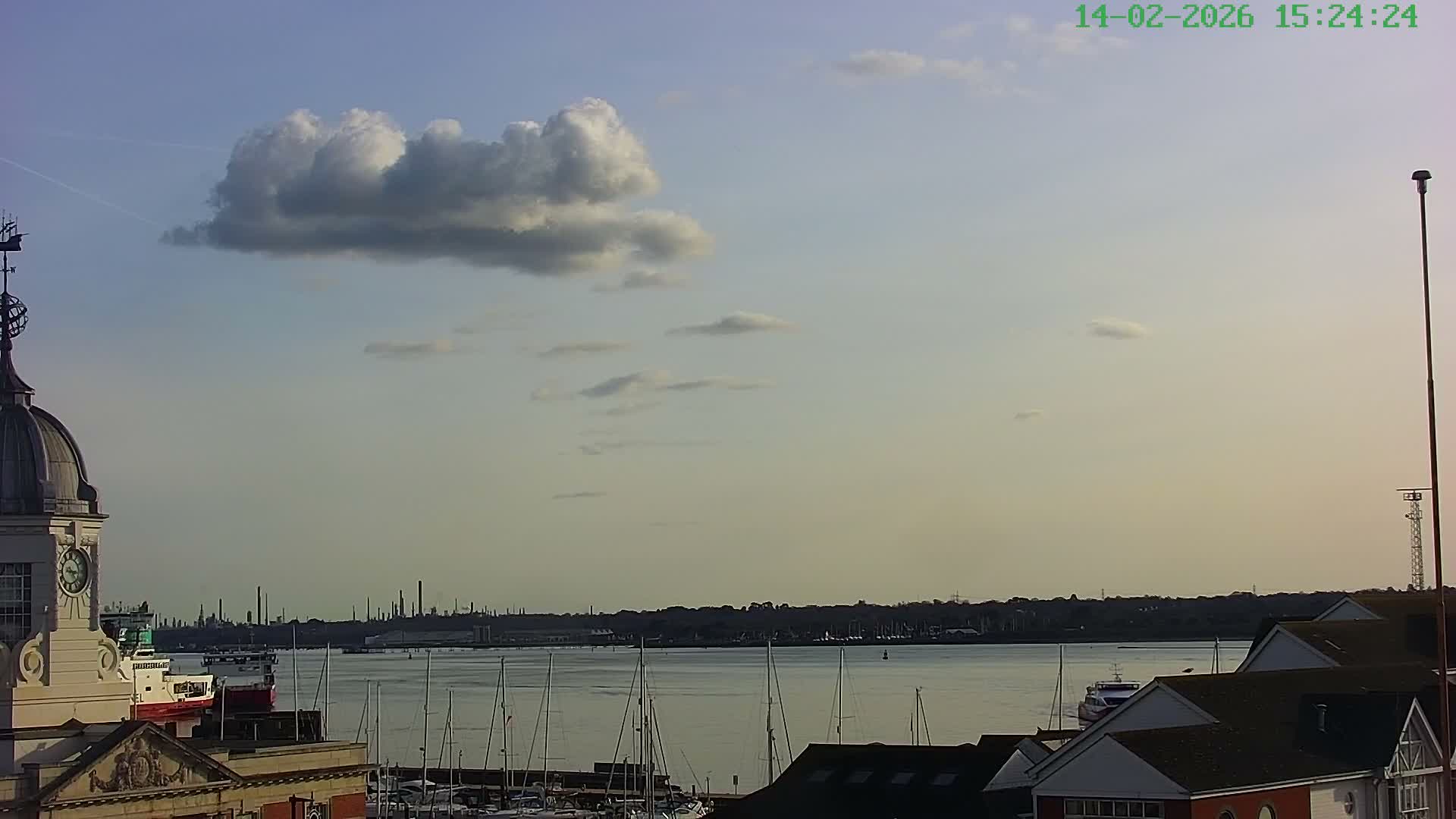 Marine of Southampton & Test River Live Cam - Southampton, Hampshire, South East, England, United Kingdom