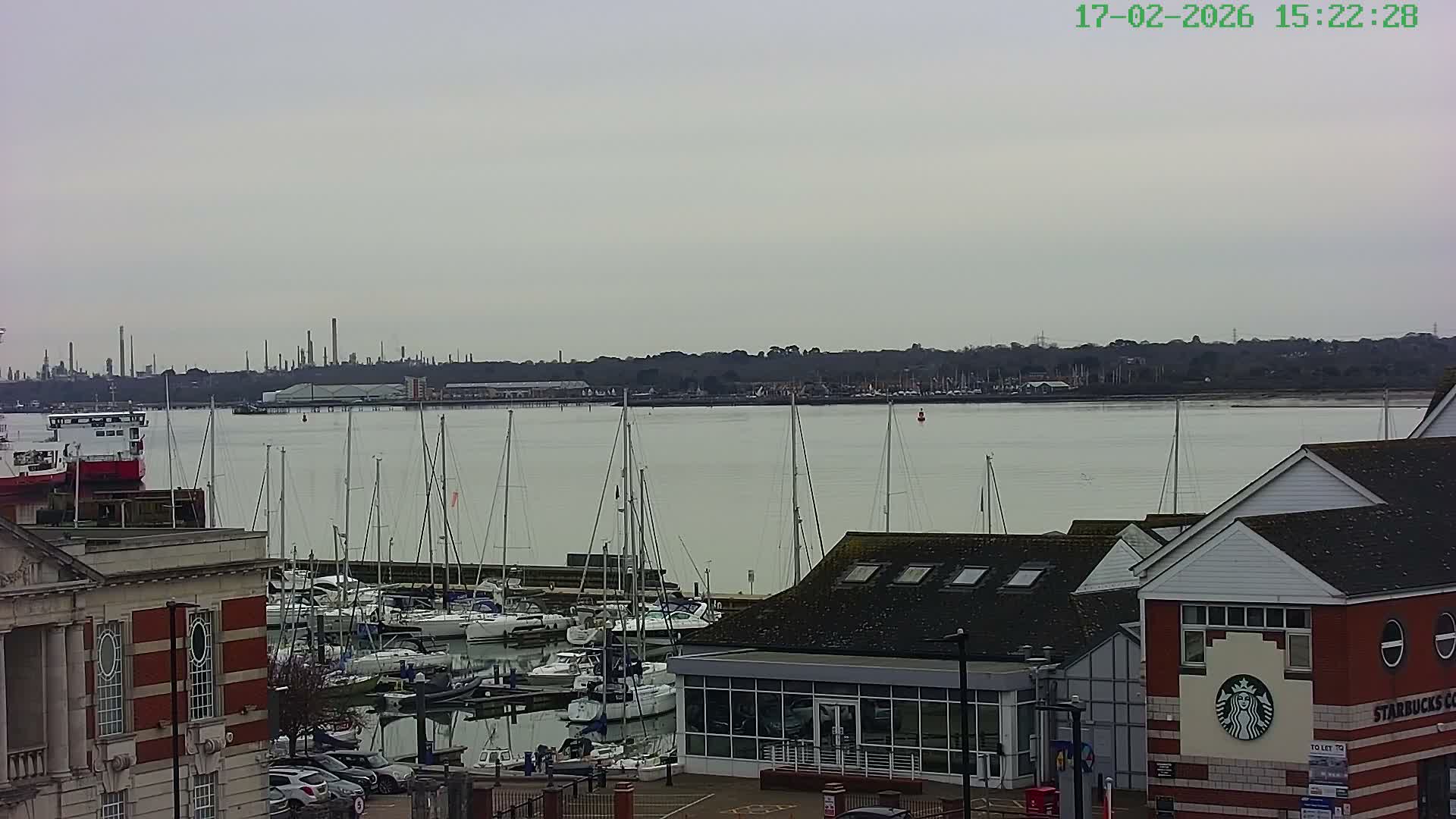 Marine of Southampton & Test River Live Cam - Southampton, Hampshire, South East, England, United Kingdom