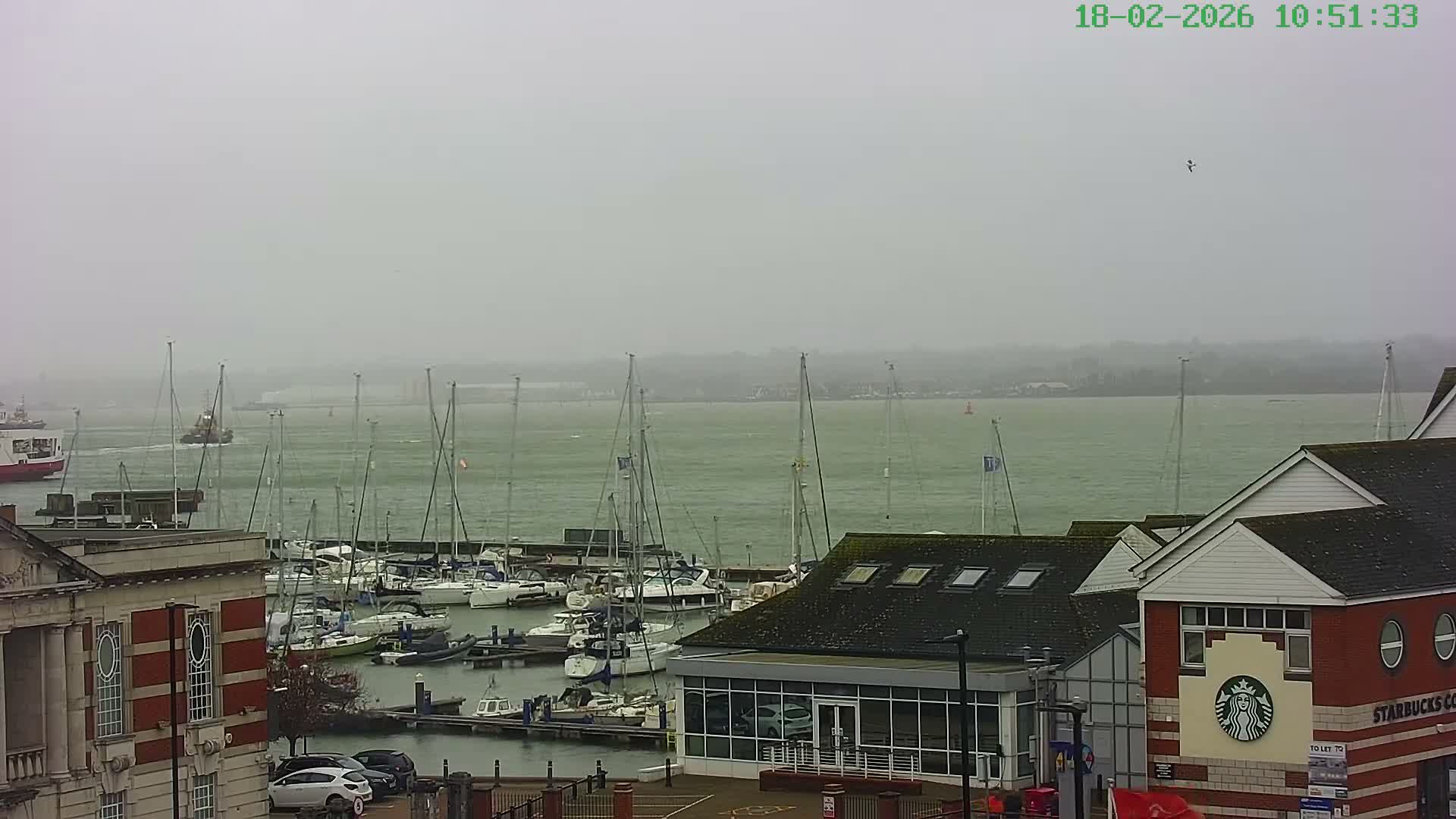 Marine of Southampton & Test River Live Cam - Southampton, Hampshire, South East, England, United Kingdom
