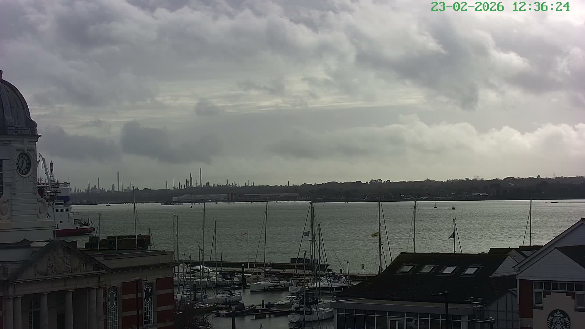 Marine of Southampton & Test River Live Cam - Southampton, Hampshire, South East, England, United Kingdom